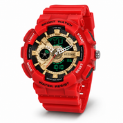 Activa Pixel X Invicta Digital Men's Watch - 50mm. Red (ACW499-004)