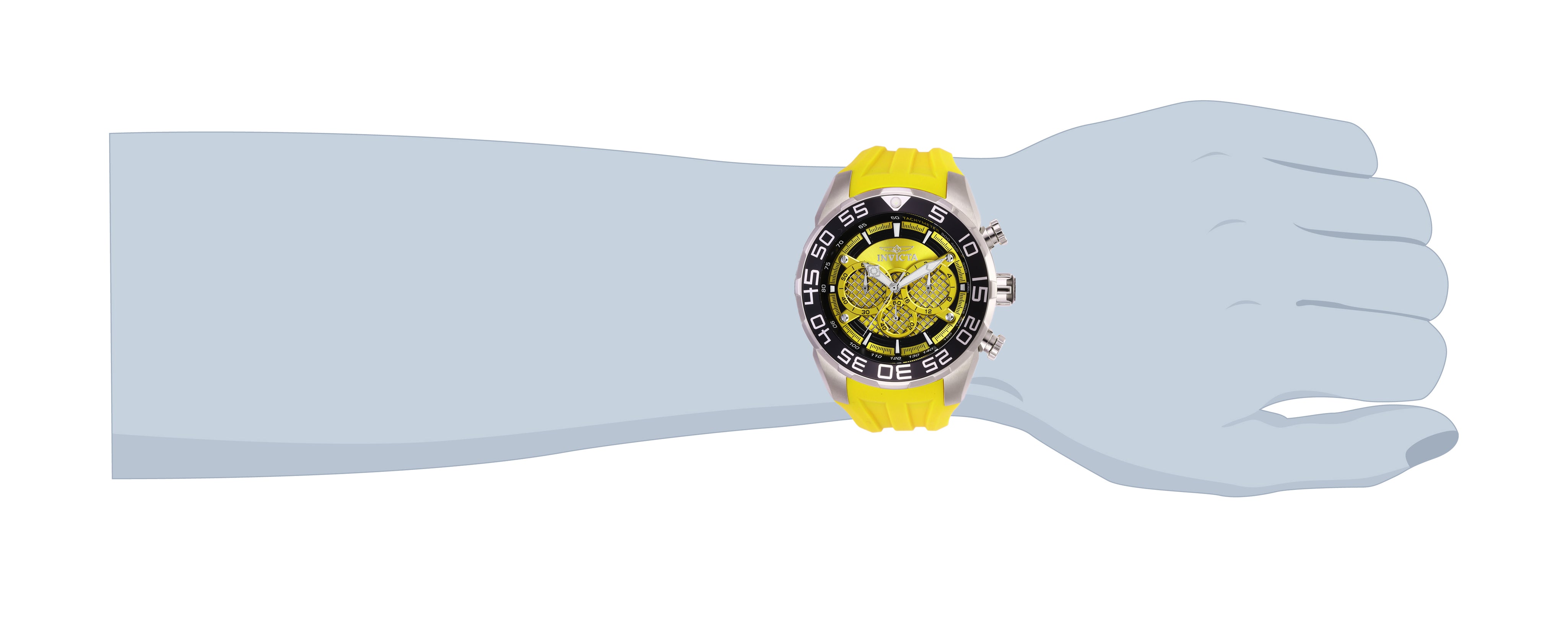 Invicta Speedway SCUBA Typhoon Men's Watch - 50mm. Yellow (26298)