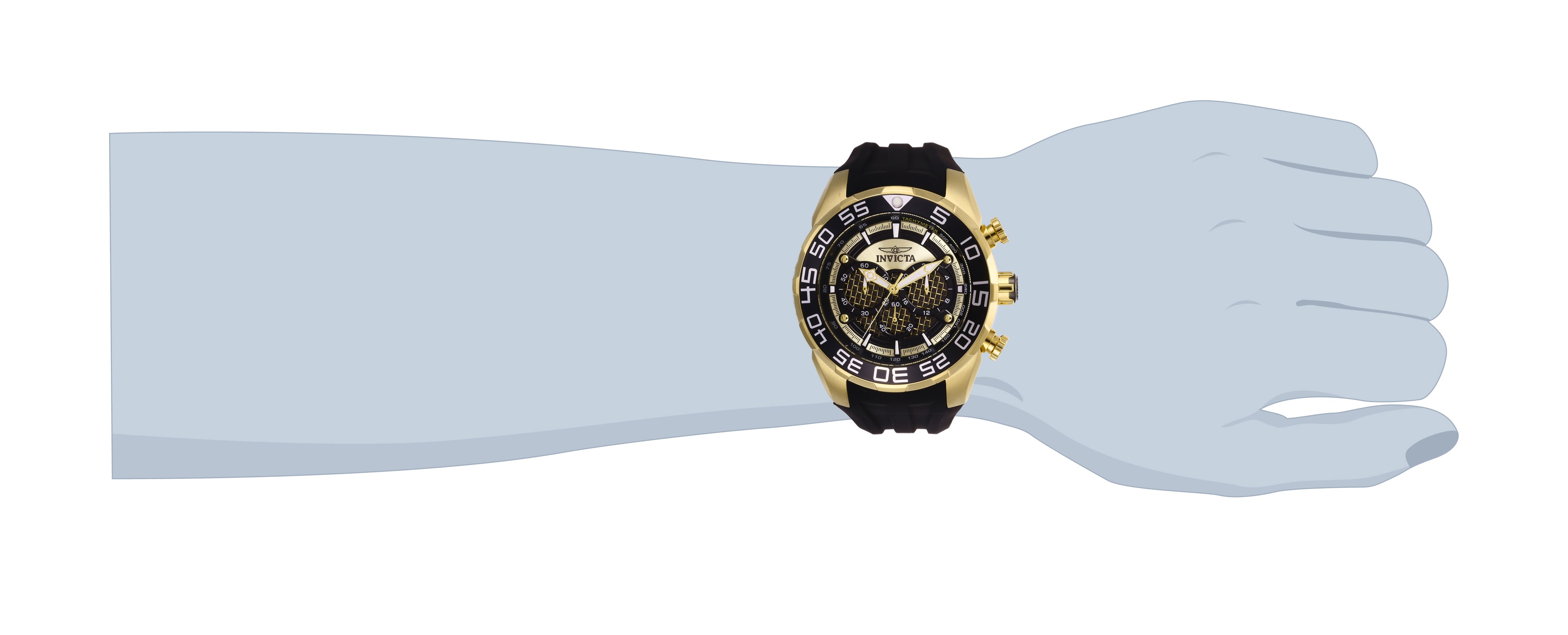Invicta Speedway SCUBA Typhoon Men's Watch - 50mm. Black (26301)