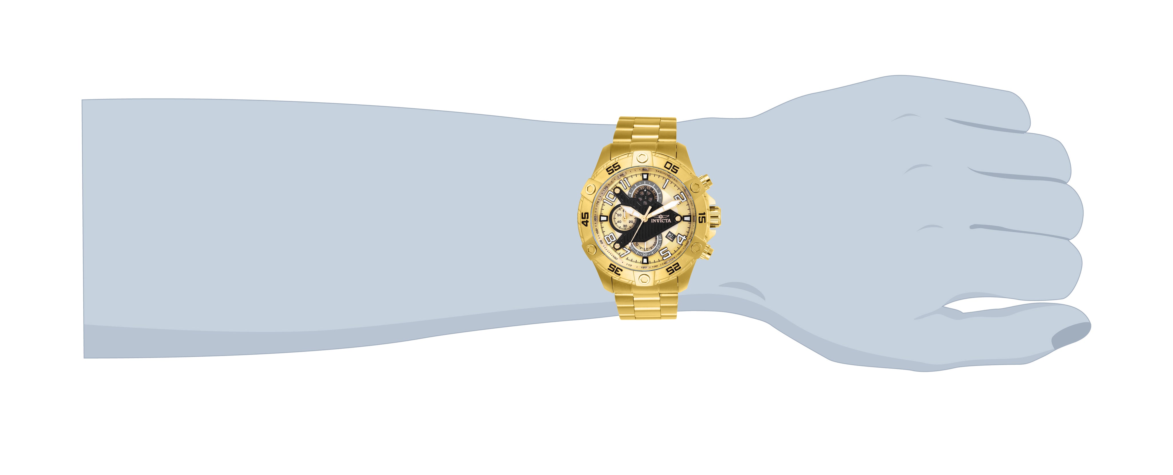 Invicta S1 Rally SCUBA Men's Watch - 48mm, Gold (26098)