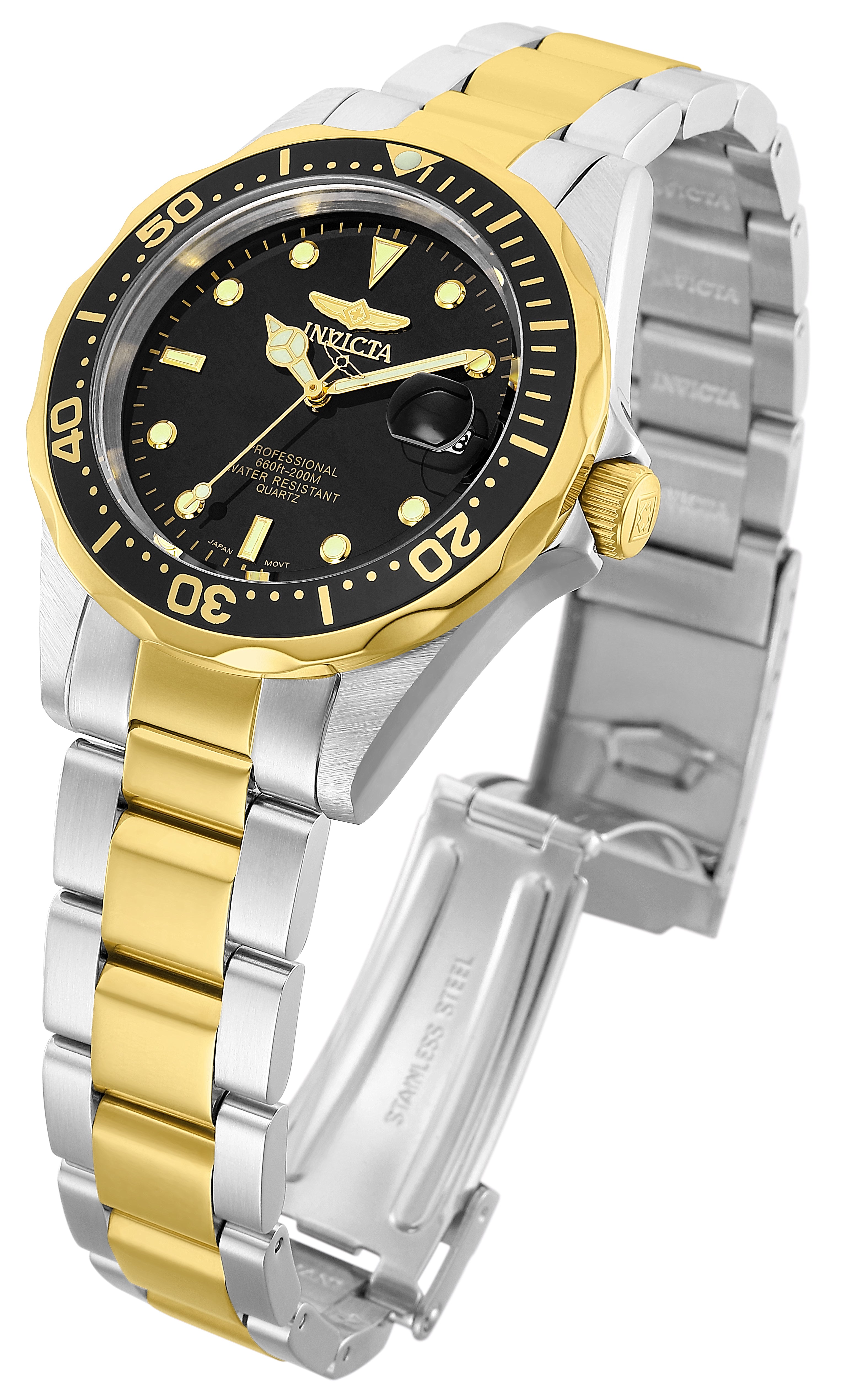 Invicta Pro Diver Men's Watch - 37.5mm, Steel, Gold (8934)