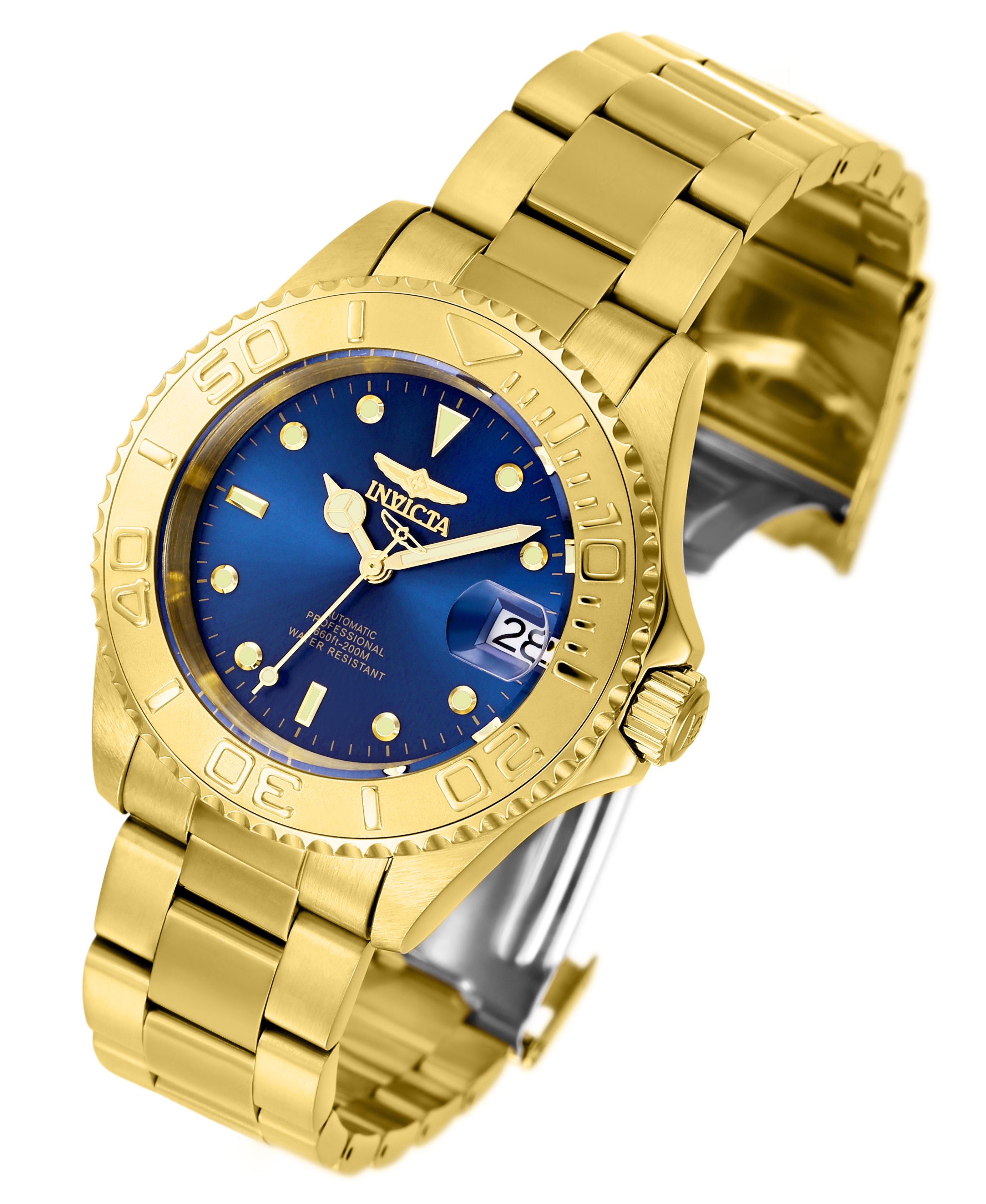 Invicta Pro Diver Automatic Men's Watch - 40mm, Gold (26997)