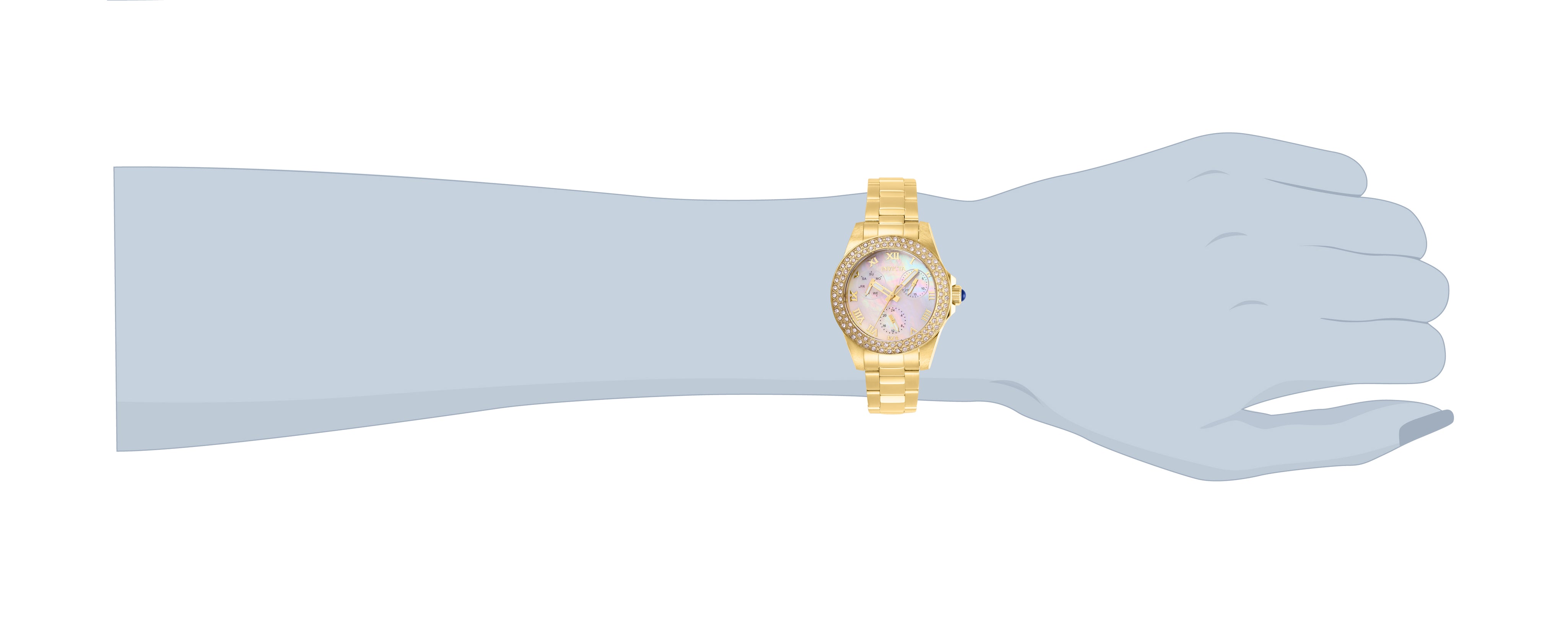 Invicta Angel Women's Watch w/ Mother of Pearl Dial - 34mm, Gold (28481)