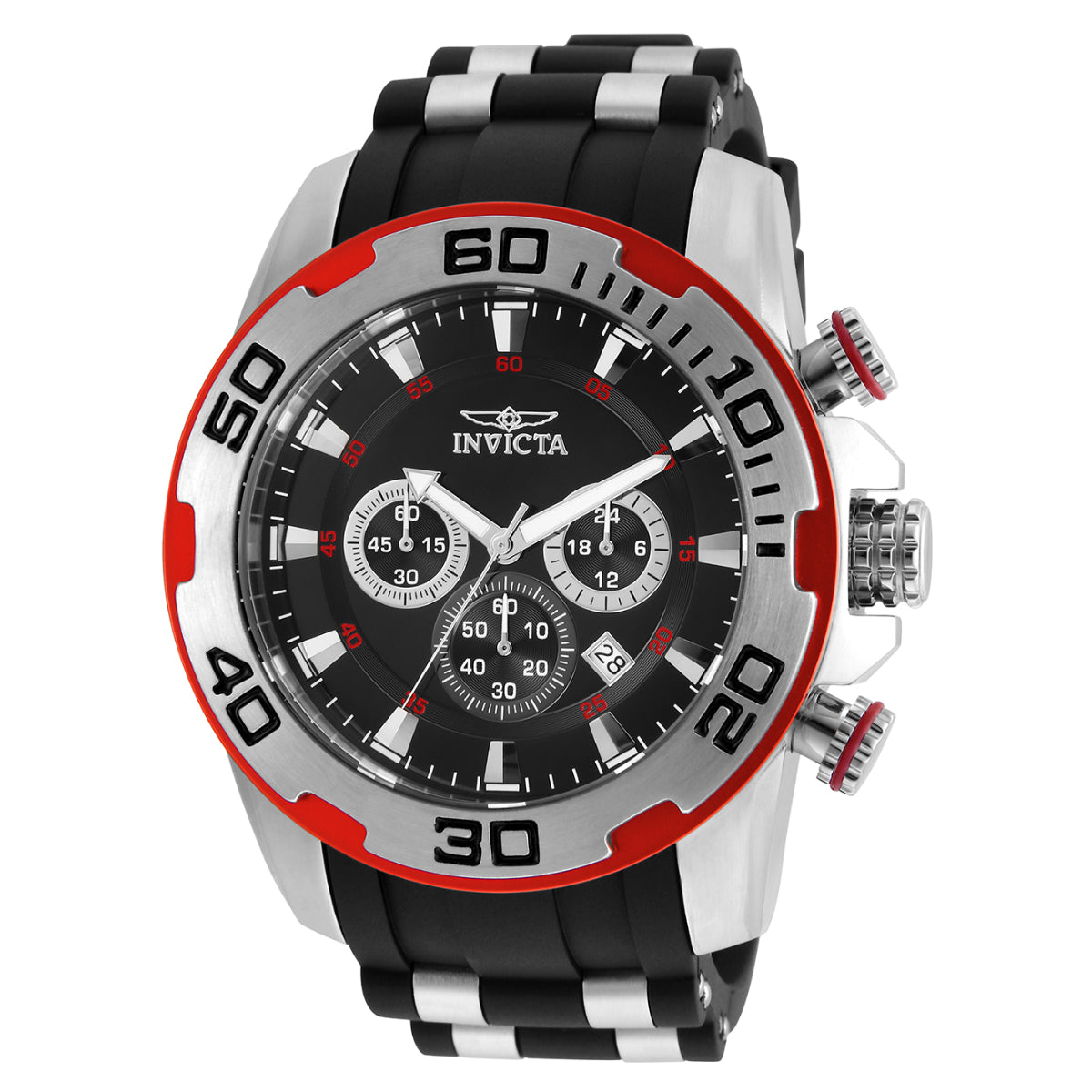 Invicta Pro Diver SCUBA Men's Watch - 50mm, Steel, Black (22307)