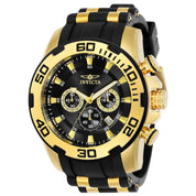 Invicta Pro Diver SCUBA Men's Watch - 50mm, Gold, Black (22340)
