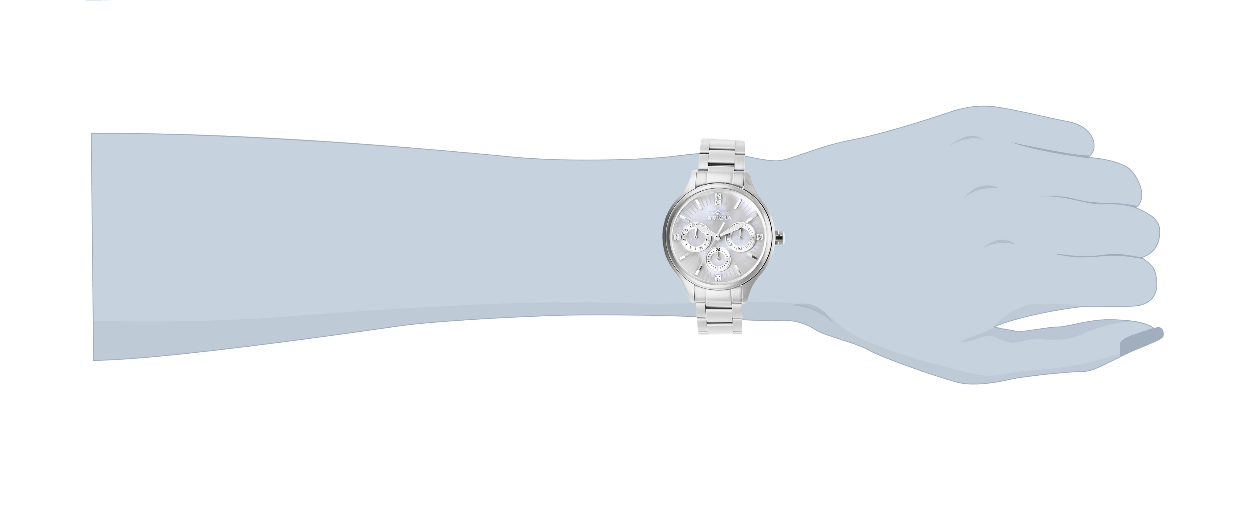 Invicta Angel Lumamode Women's Watch w/ Mother of Pearl Dial - 38mm. Steel (28656)