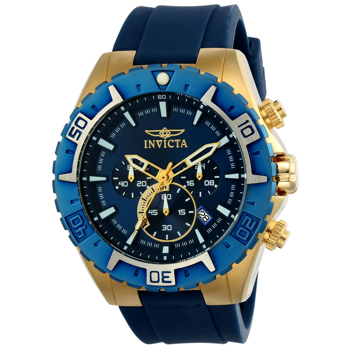 Open Box Invicta Aviator Propel Men's Watch - 49mm. Blue (AIC-22525)