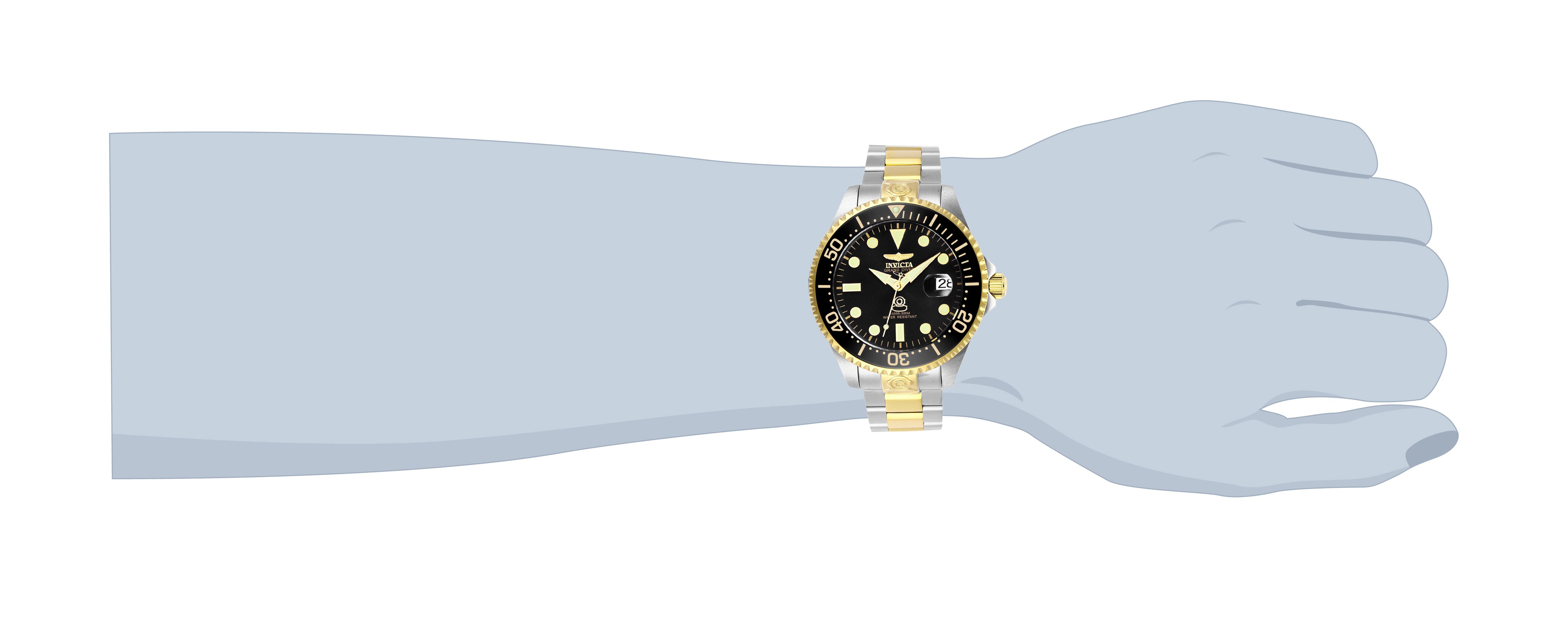 Invicta Grand Diver Navalia Automatic Men's Watch - 47mm, Steel, Gold (27614)