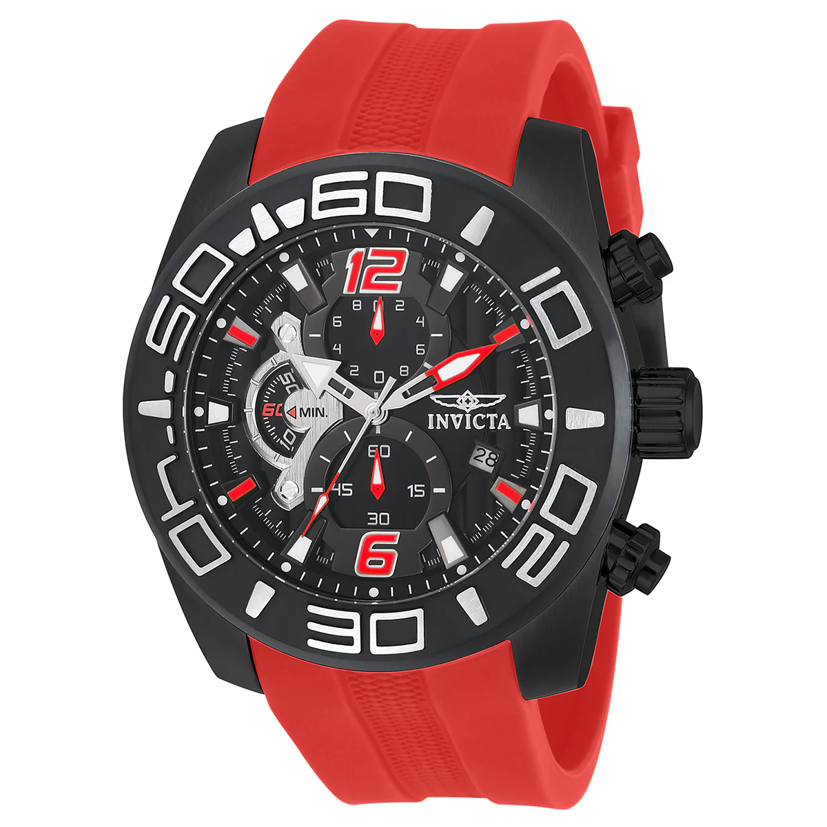Invicta Pro Diver Dynestance Men's Watch - 50mm, Red (ZG-22810)