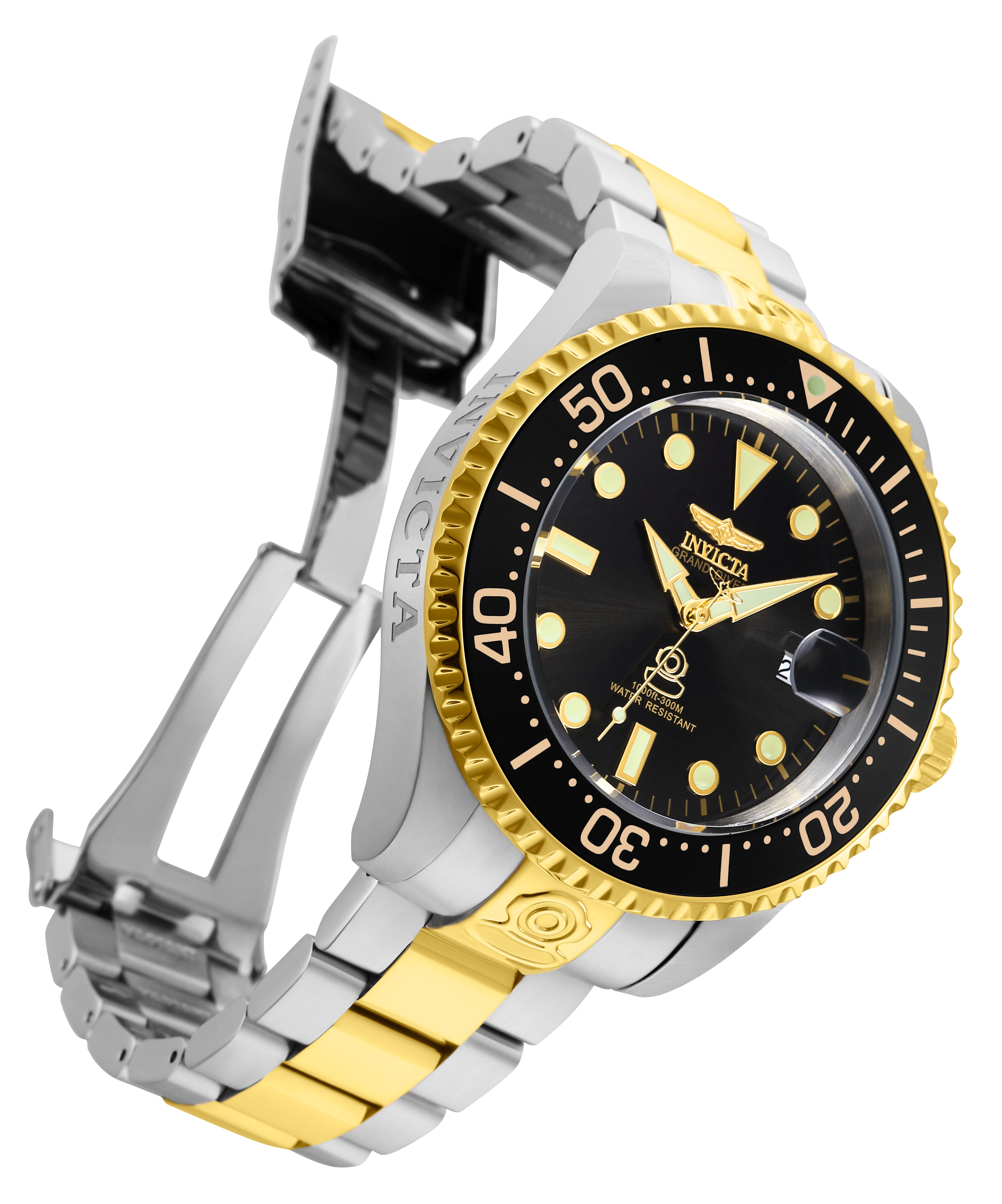 Invicta Grand Diver Navalia Automatic Men's Watch - 47mm, Steel, Gold (27614)