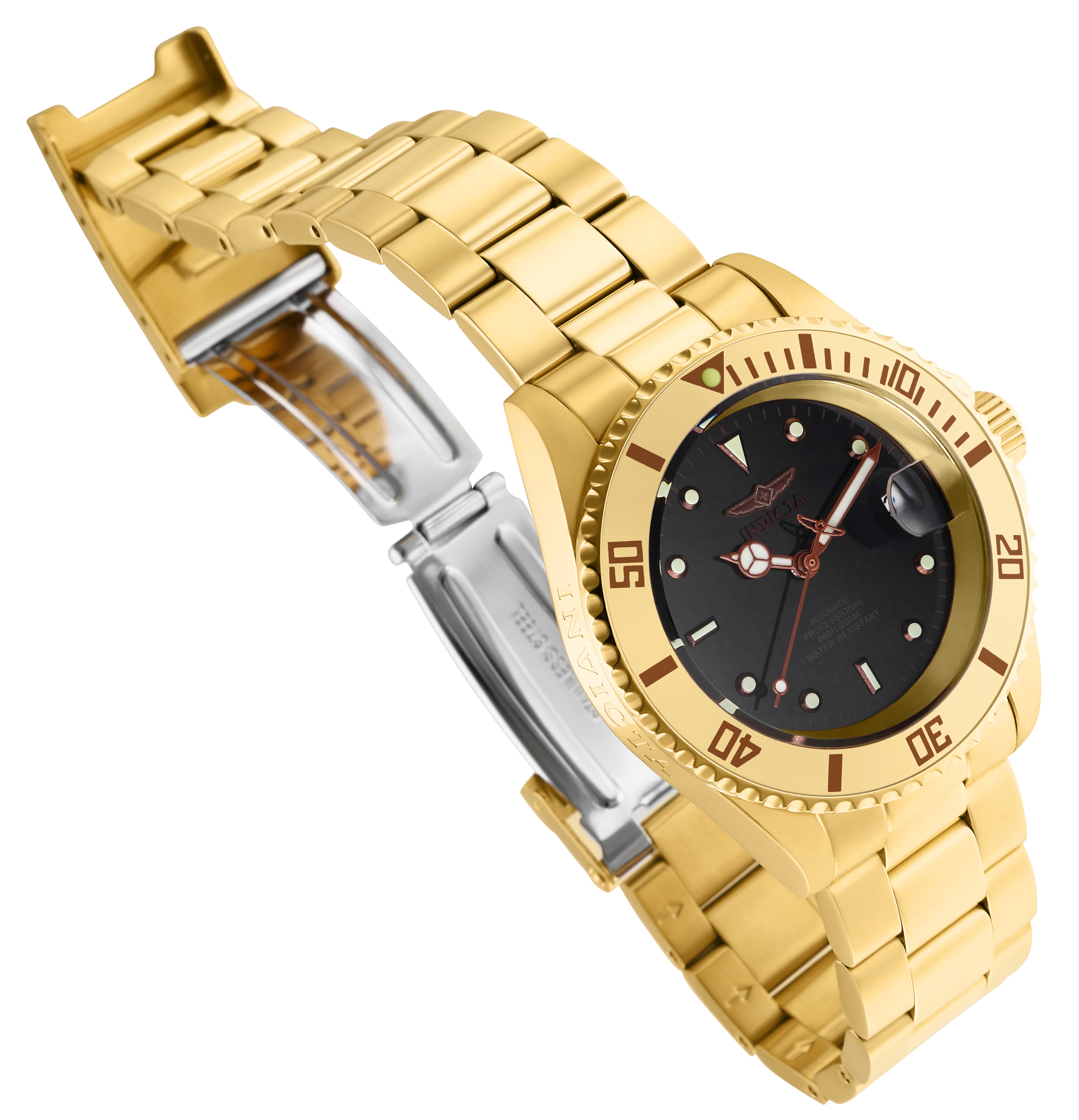Invicta Pro Diver Connection Automatic Men's Watch - 40mm. Gold (28664)
