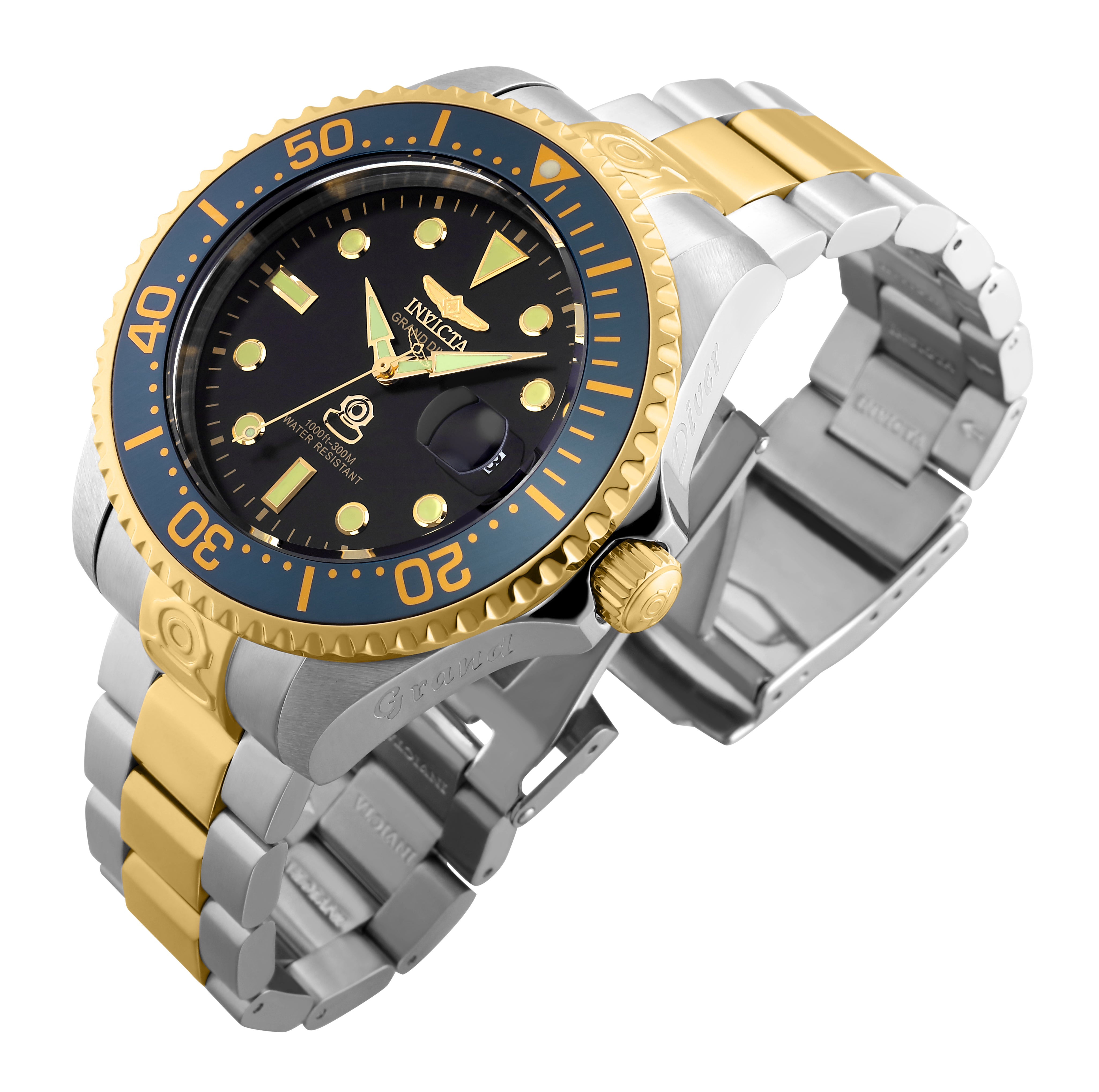 Invicta Grand Diver Navalia Automatic Men's Watch - 47mm, Steel, Gold (28684)