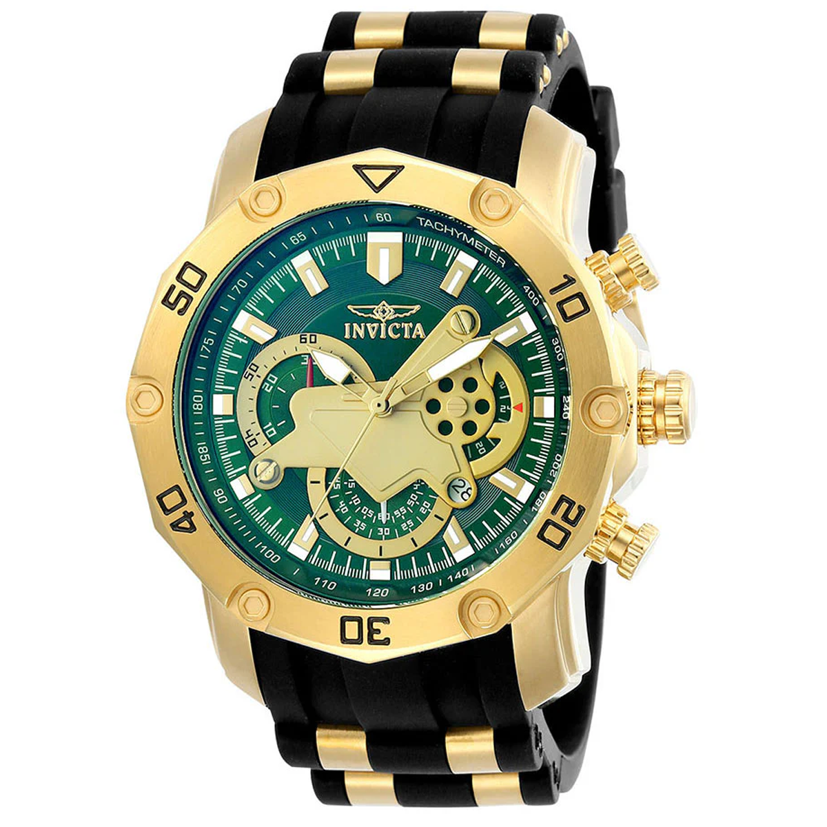 Invicta Pro Diver SCUBA Men's Watch - 50mm. Gold, Black (23425)