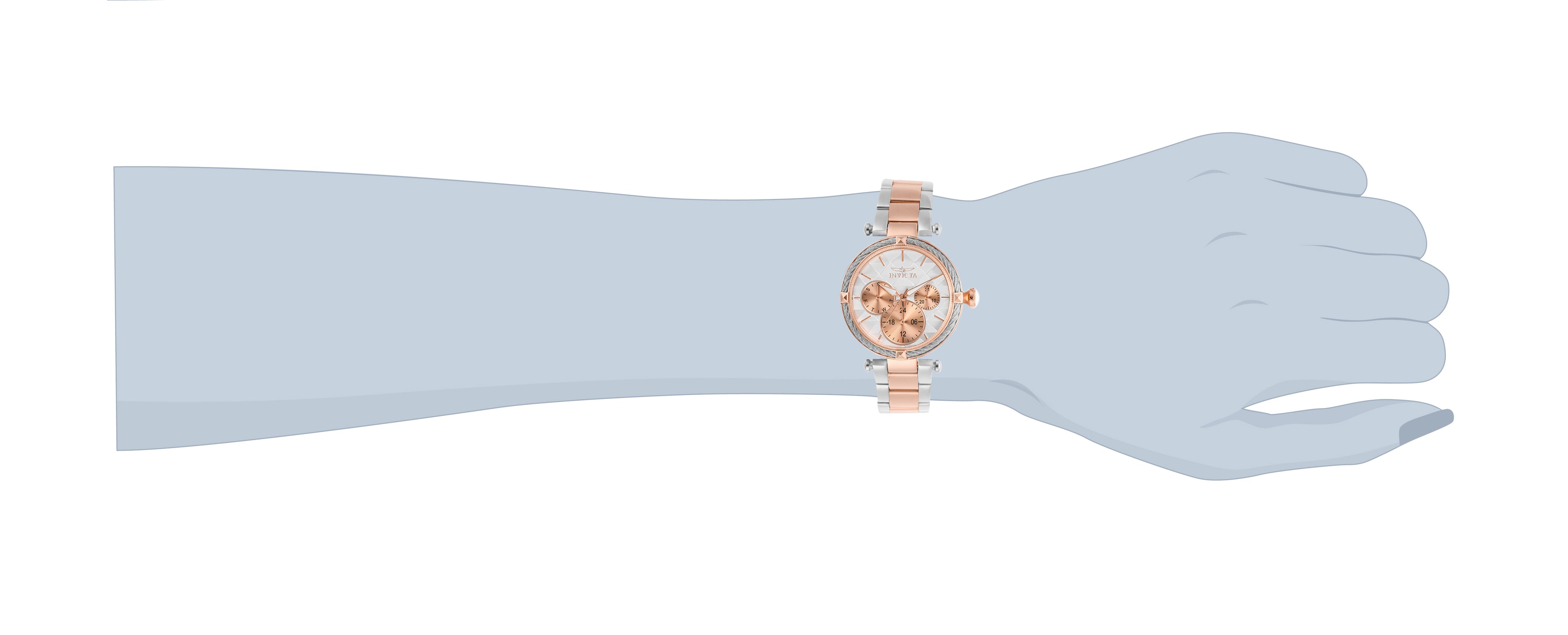 Invicta Bolt Latticia Women's Watch - 36.5mm, Steel, Rose Gold (28962)