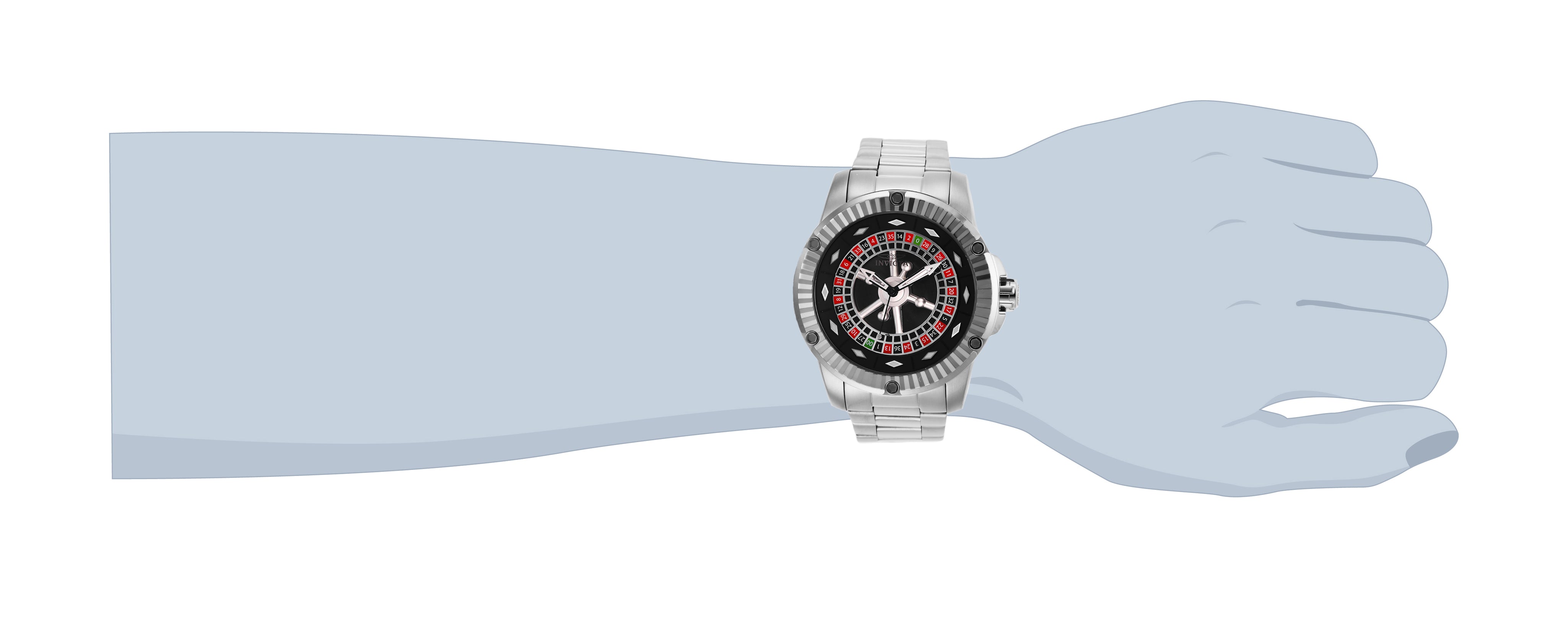 Invicta Specialty Roulette Automatic Men's Watch - 52mm, Steel (28709)