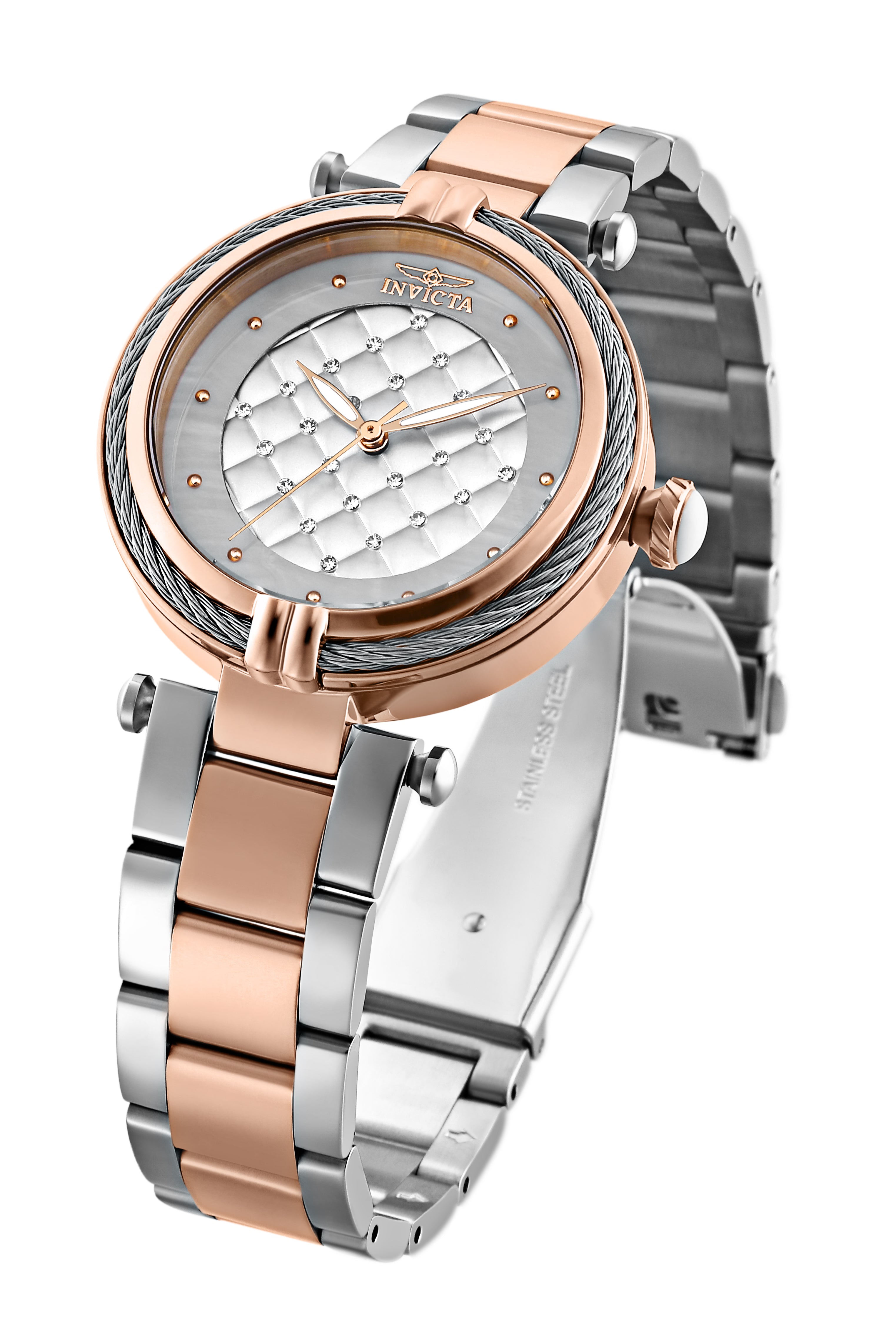 Invicta Bolt Women's Watch - 36.5mm. Steel. Rose Gold (28938)