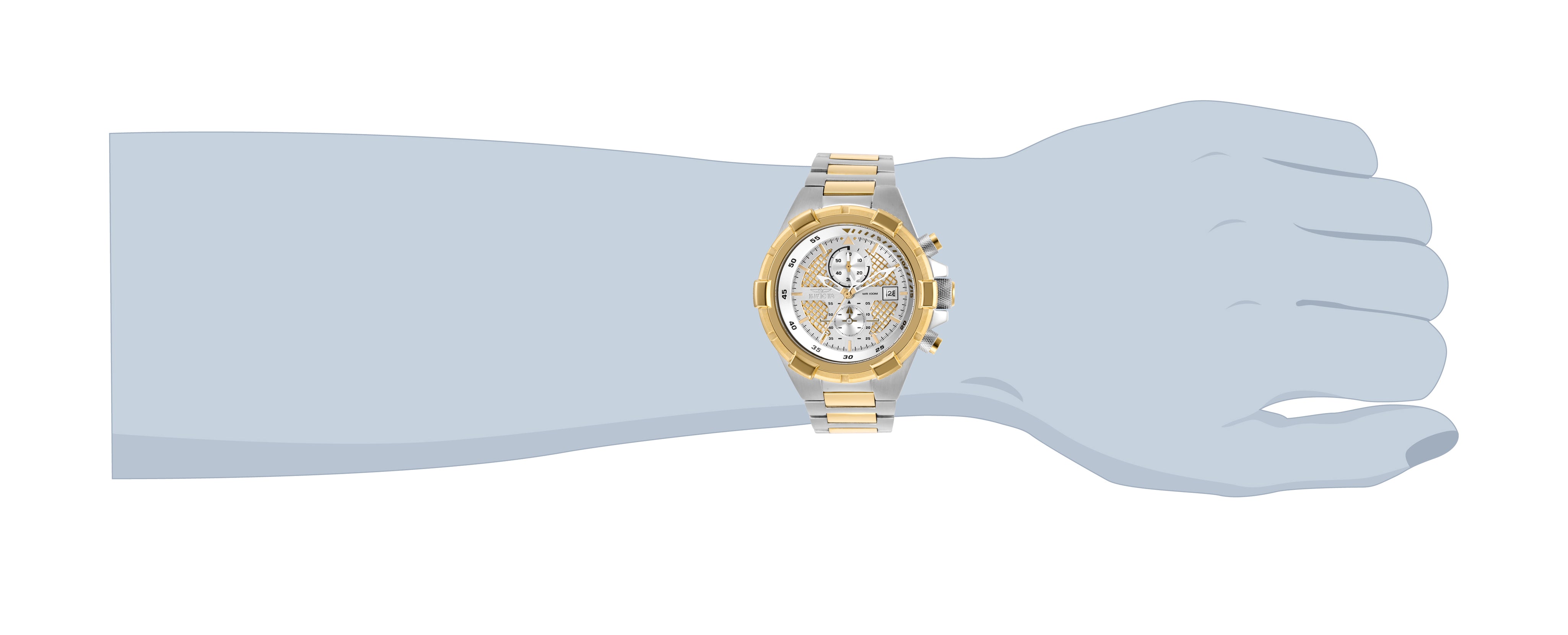 Invicta Aviator Falcon Men's Watch - 50.5mm, Steel, Gold (28120)