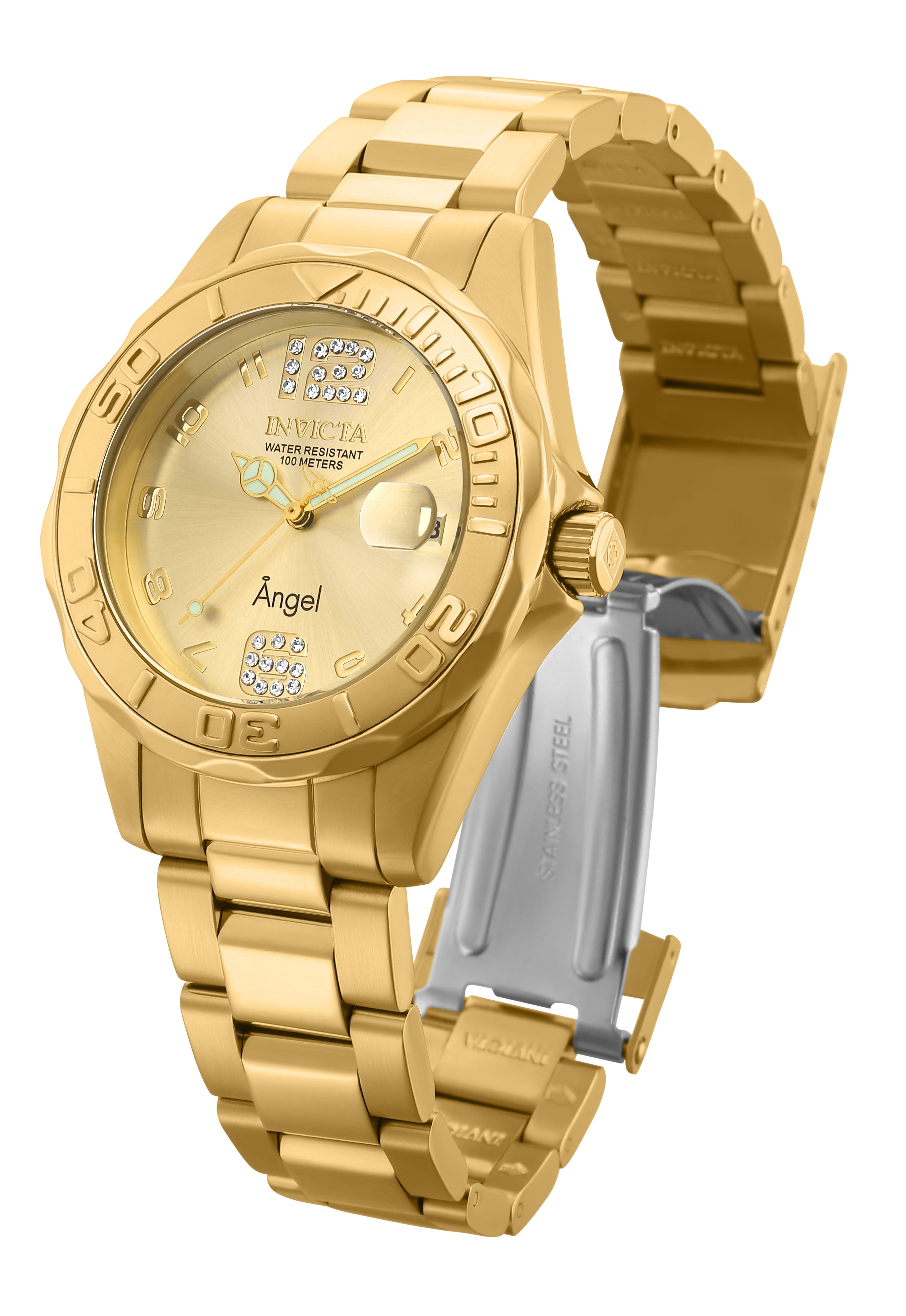 Invicta Angel Women's Watch - 38mm, Gold (28680)