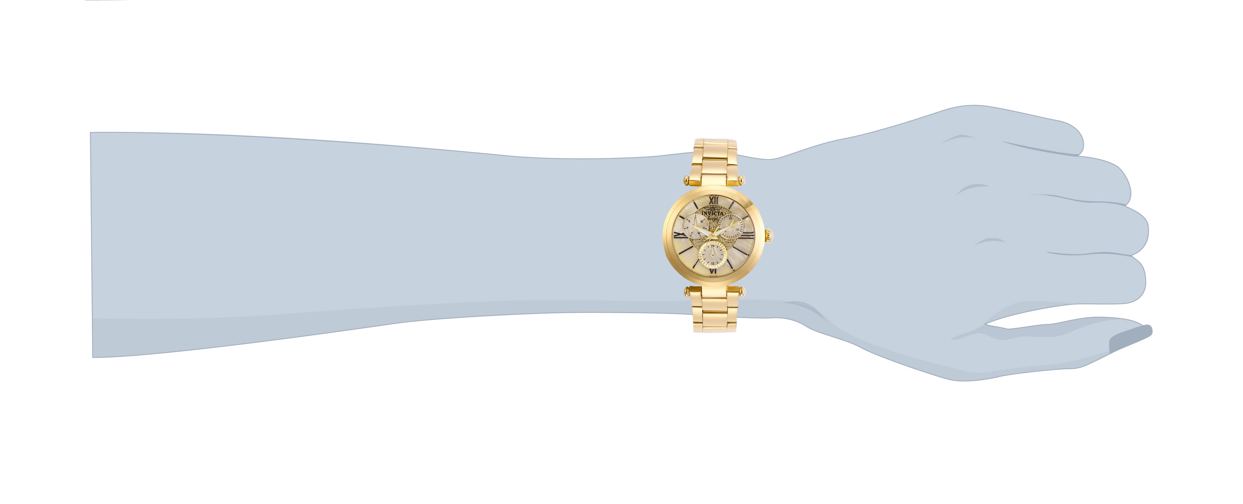 Invicta Angel Vessaris Women's Watch w/ Mother of Pearl Dial - 36mm, Gold (28926)