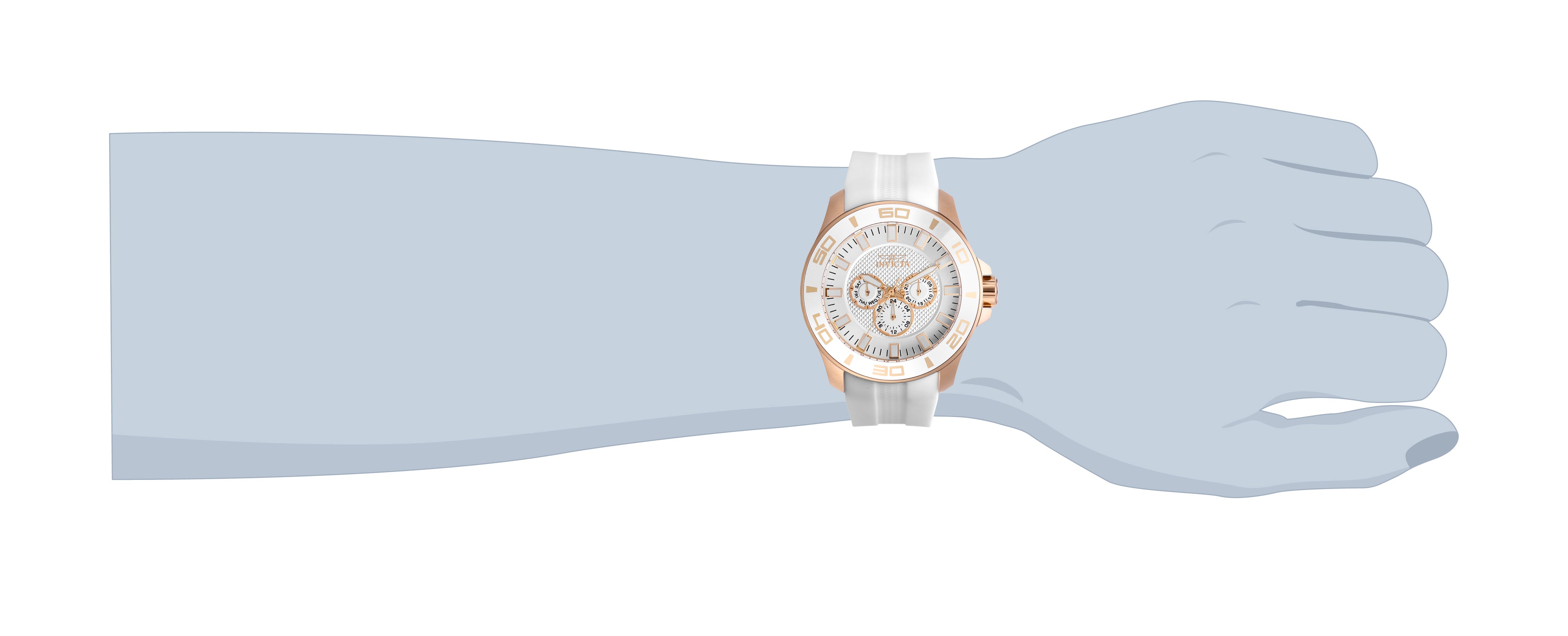 Invicta Pro Diver Impact Men's Watch - 50mm. White (30111)