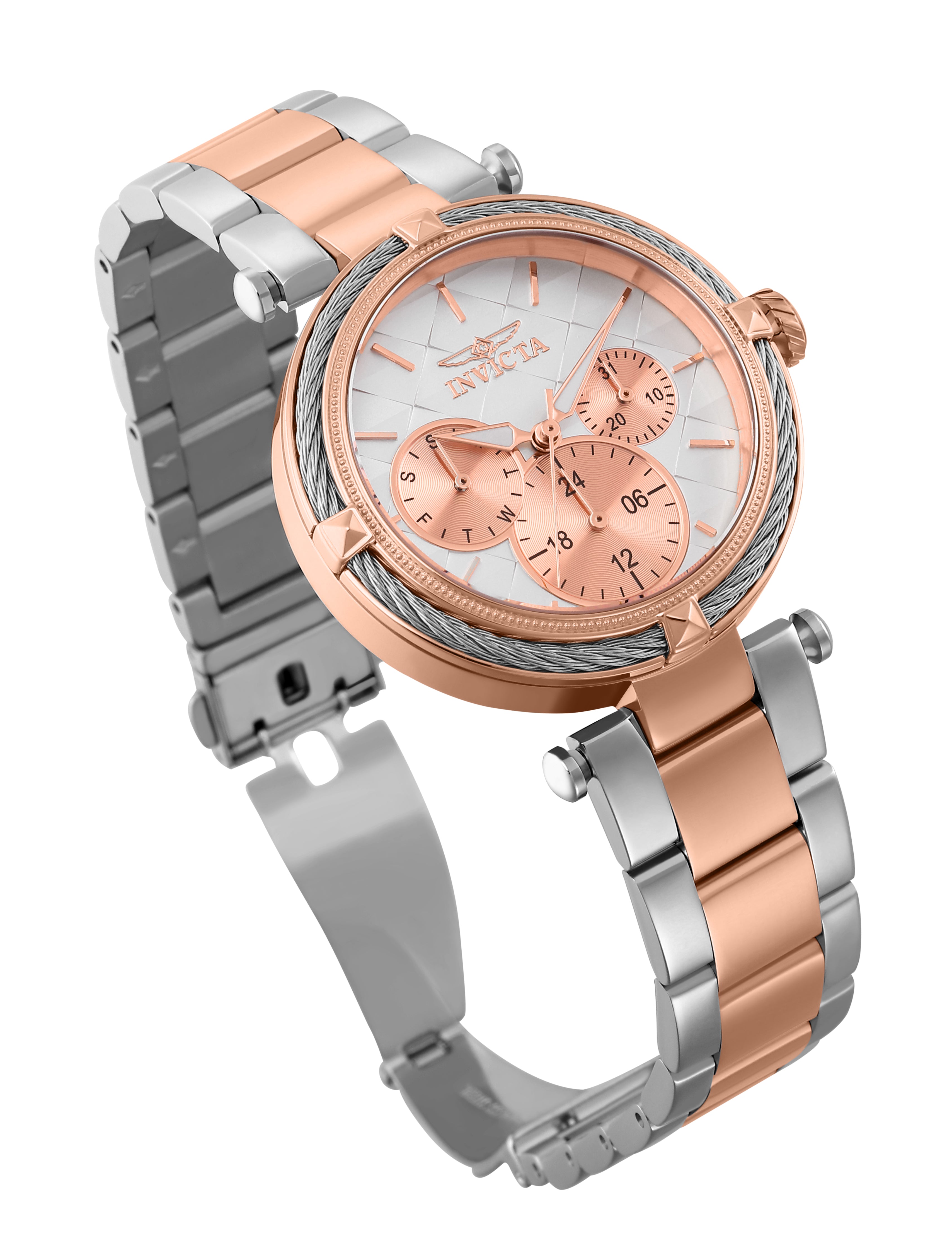 Invicta Bolt Latticia Women's Watch - 36.5mm, Steel, Rose Gold (28962)