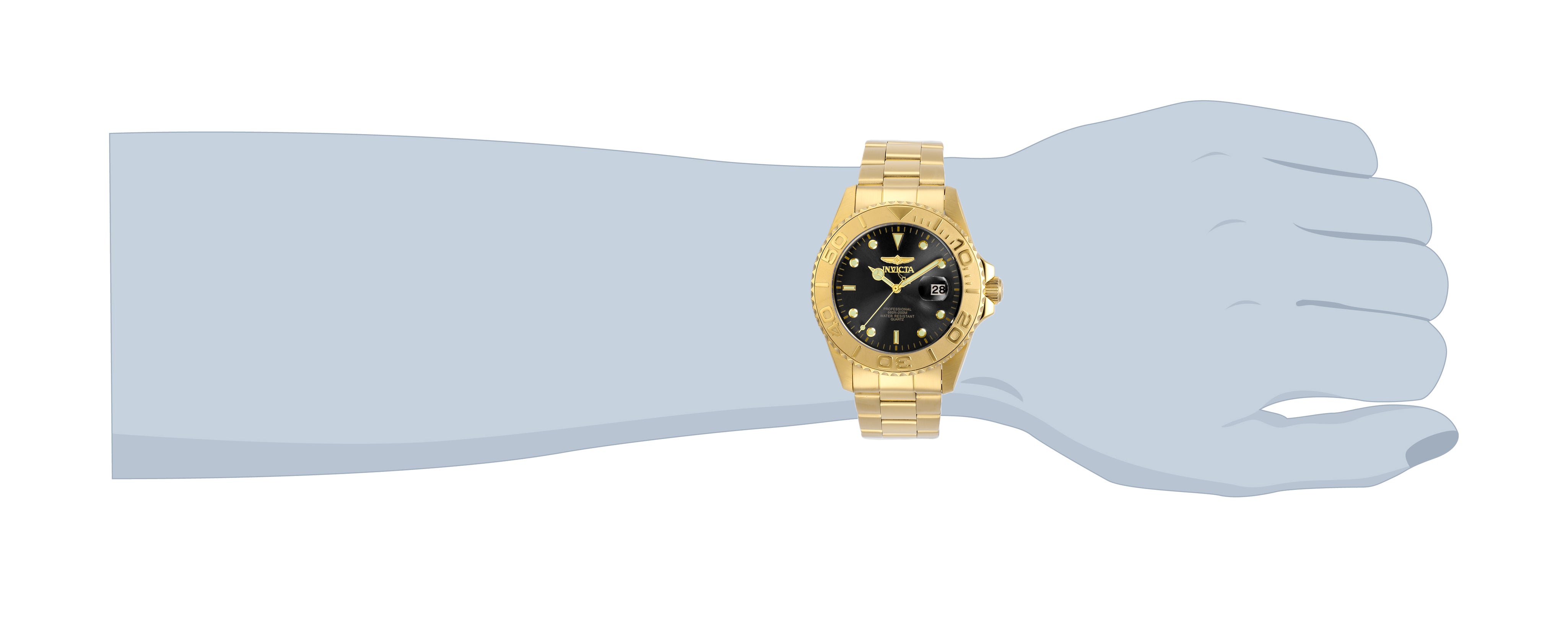 Invicta Pro Diver Abbysor Men's Watch - 43mm, Gold (29946)
