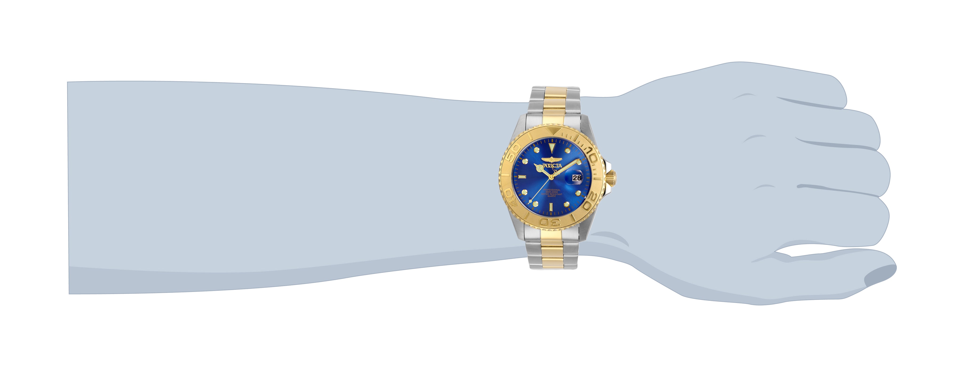 Invicta Pro Diver Abbysor Men's Watch - 43mm. Steel. Gold (29949)