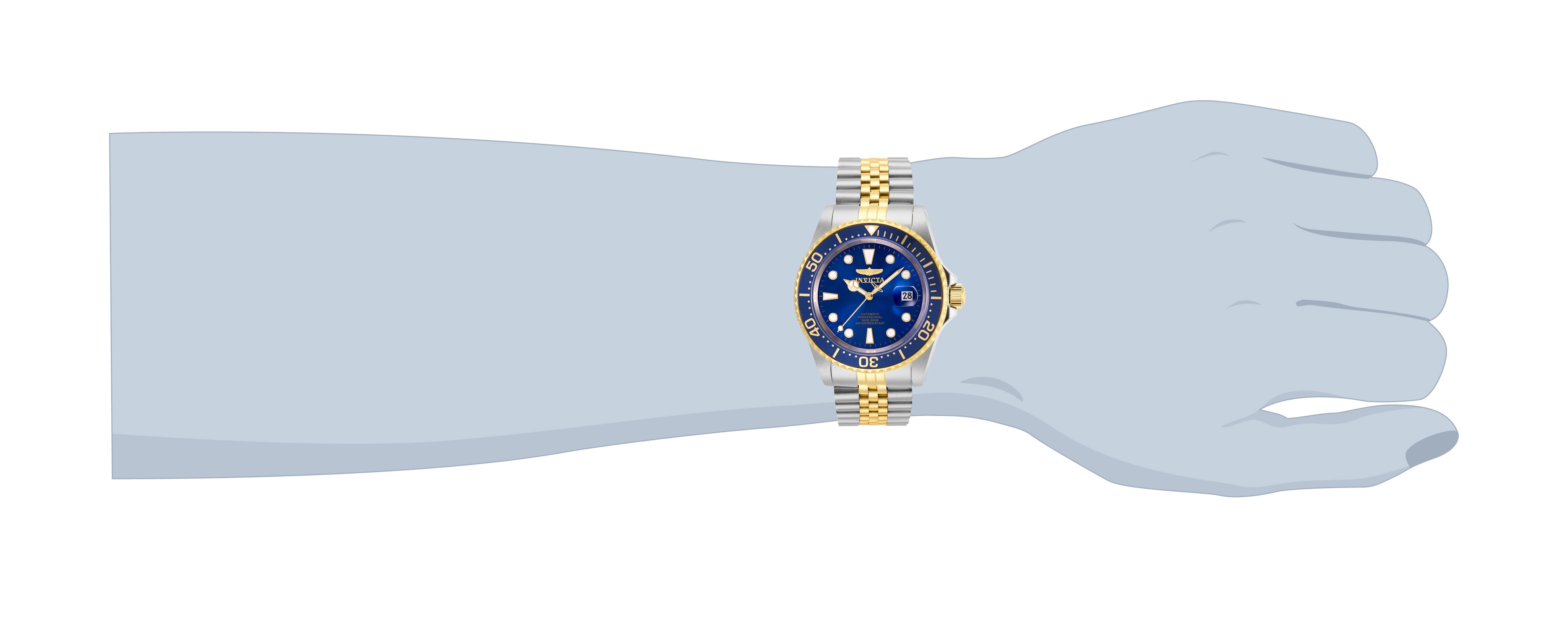 Invicta Pro Diver Navigator Automatic Men's Watch - 42mm. Steel, Gold (30093)