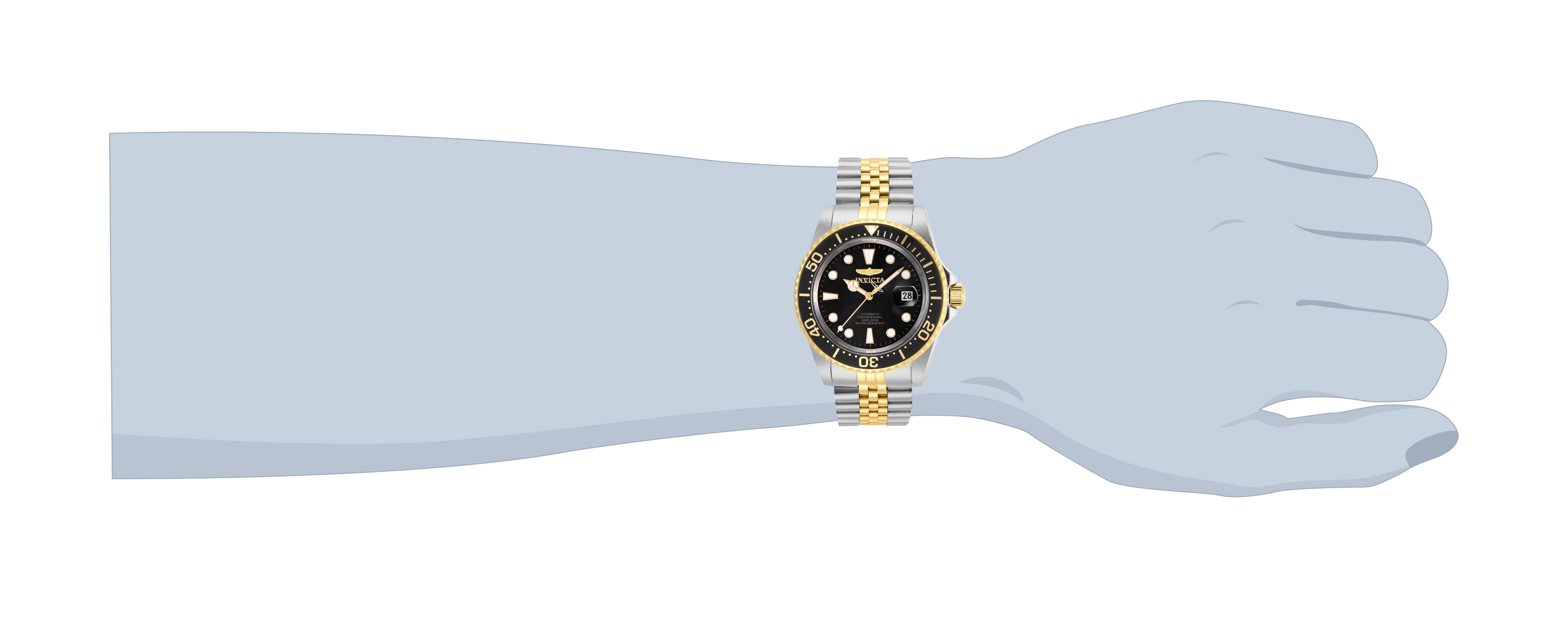 Invicta Pro Diver Navigator Automatic Men's Watch - 42mm. Steel, Gold (30094)