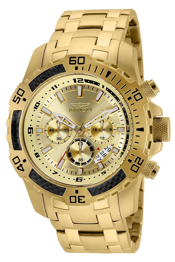 Invicta Pro Diver SCUBA Men's Watch - 51mm, Gold (ZG-24860)