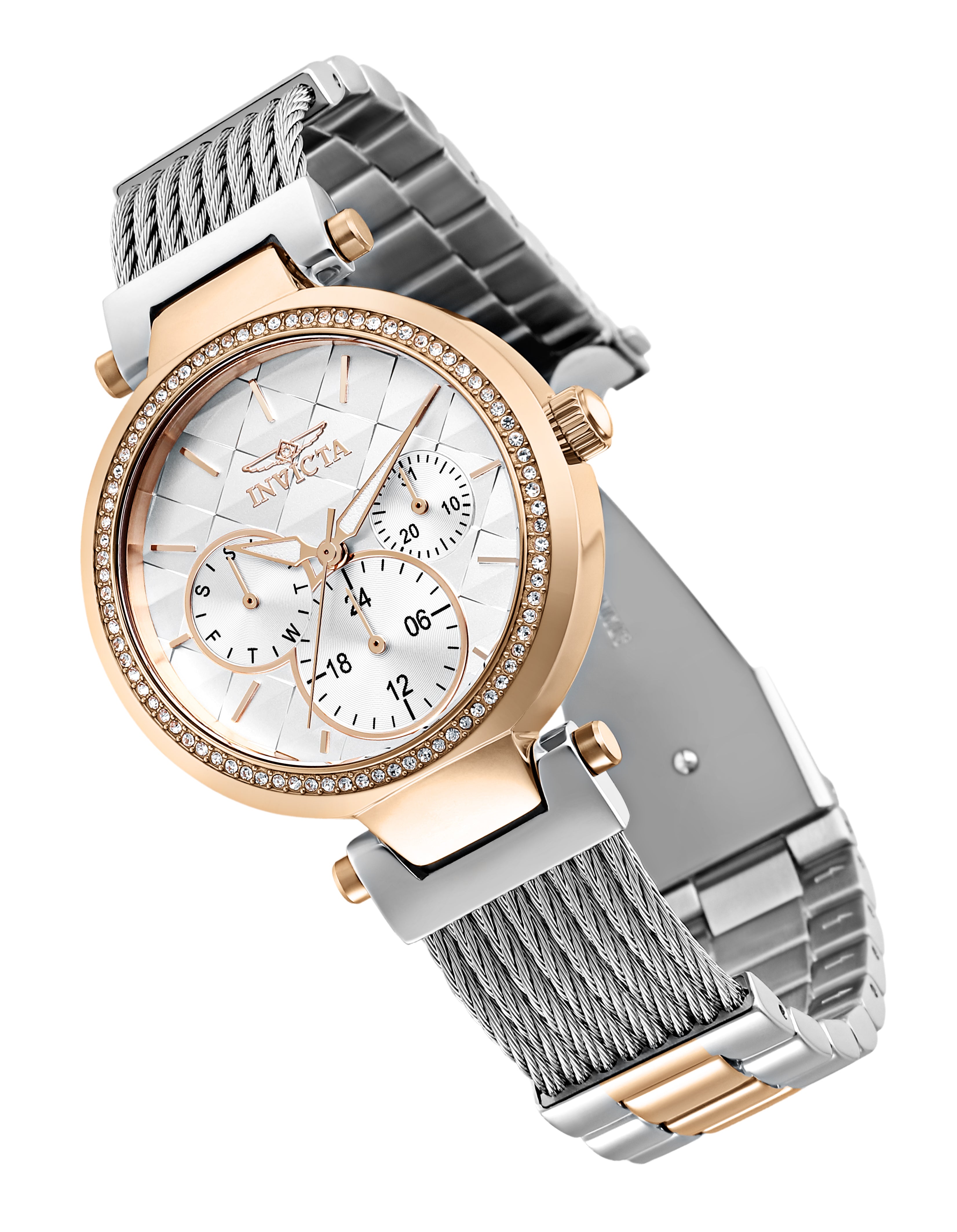 Invicta Angel Eterna Women's Watch - 36mm. Rose Gold, Silver (28922)