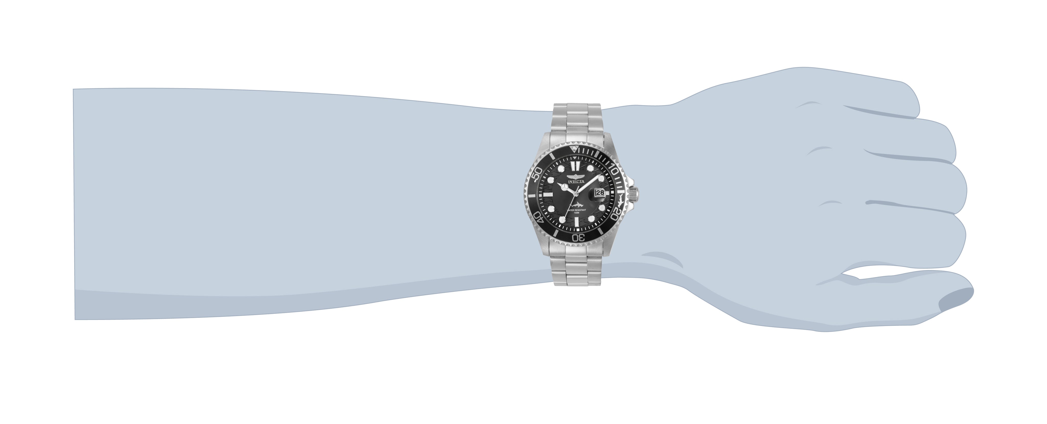 Invicta Pro Diver Currentwave Men's Watch - 43mm. Steel (30018)