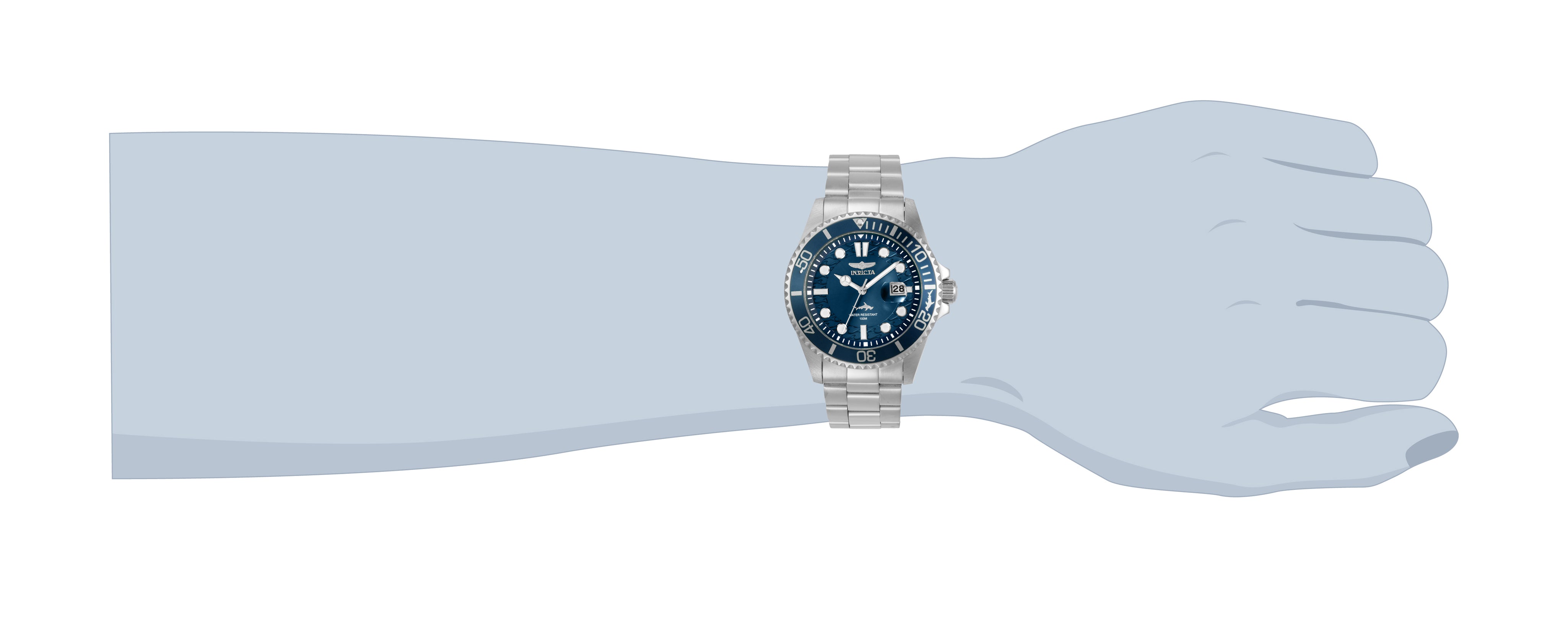 Invicta Pro Diver Currentwave Men's Watch - 43mm. Steel (30019)