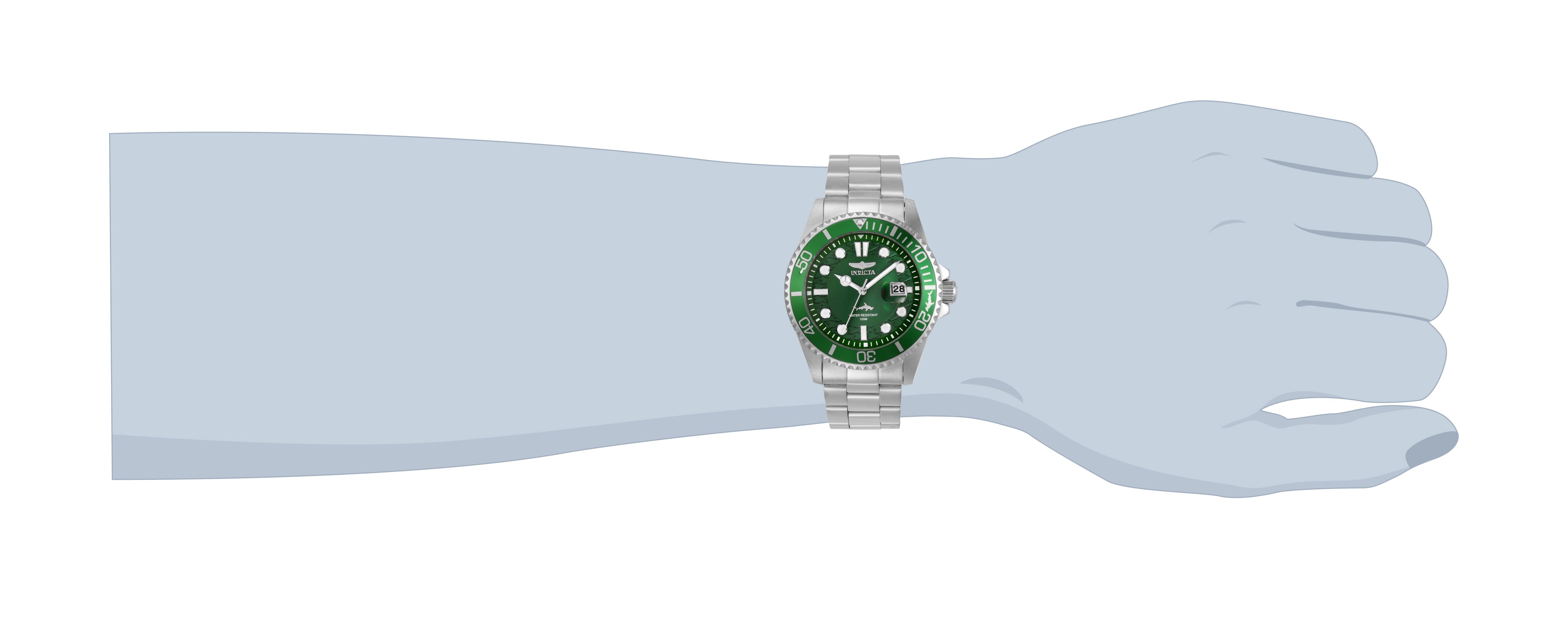Invicta Pro Diver Currentwave Men's Watch - 43mm. Steel (30020)