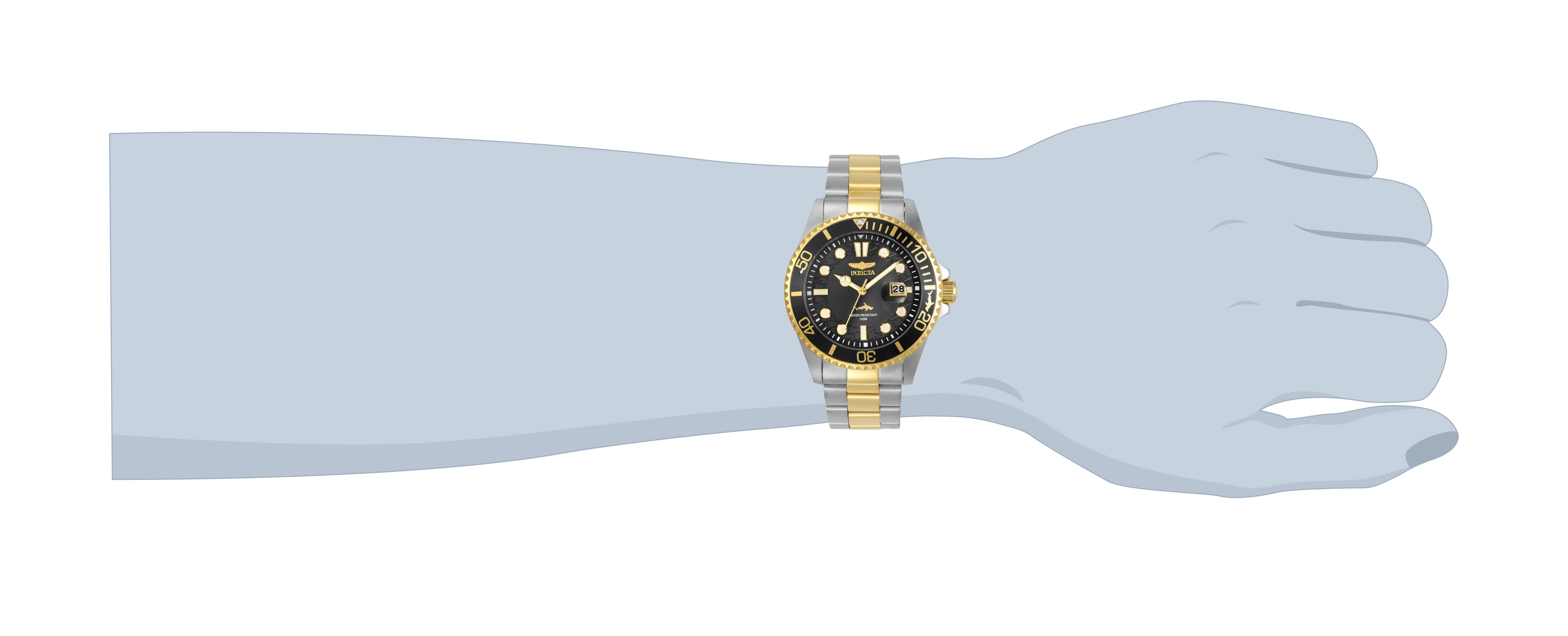 Invicta Pro Diver Currentwave Men's Watch - 43mm. Steel, Gold (30023)