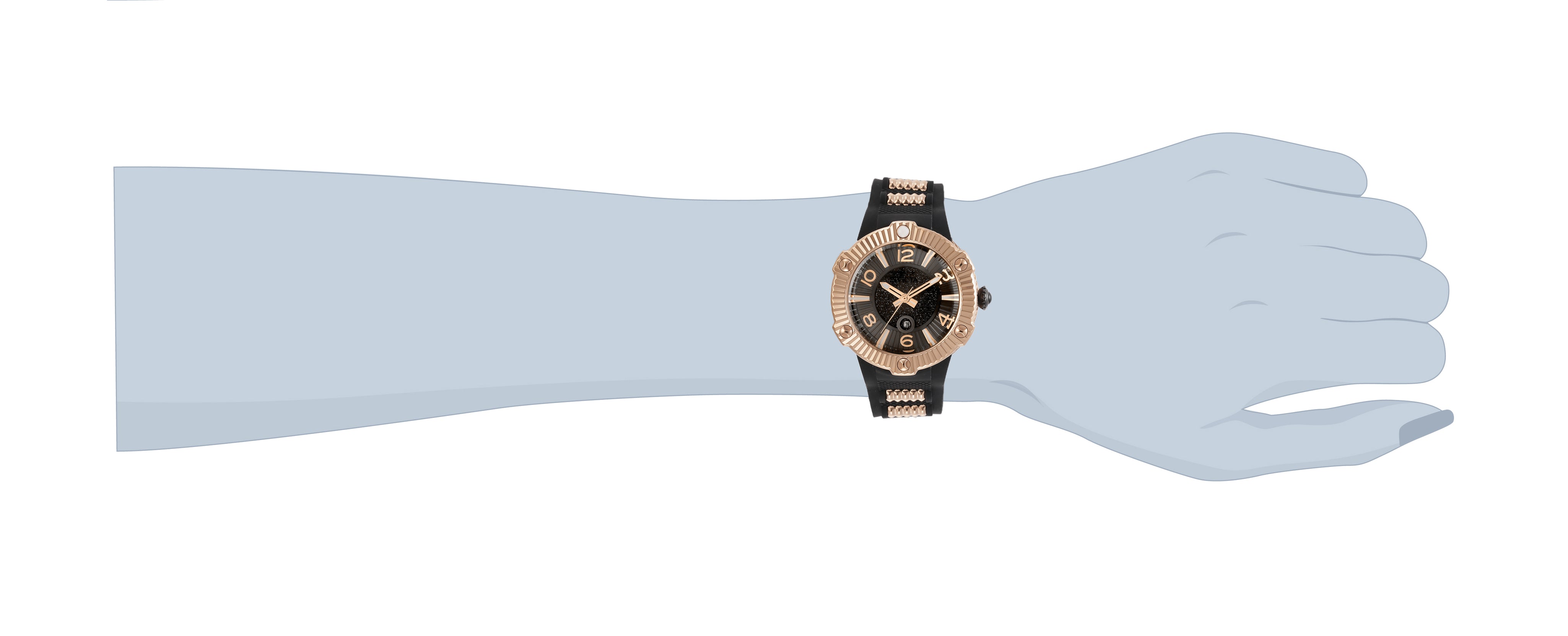 Invicta Angel Women's Watch - 41mm, Rose Gold, Black (29524)