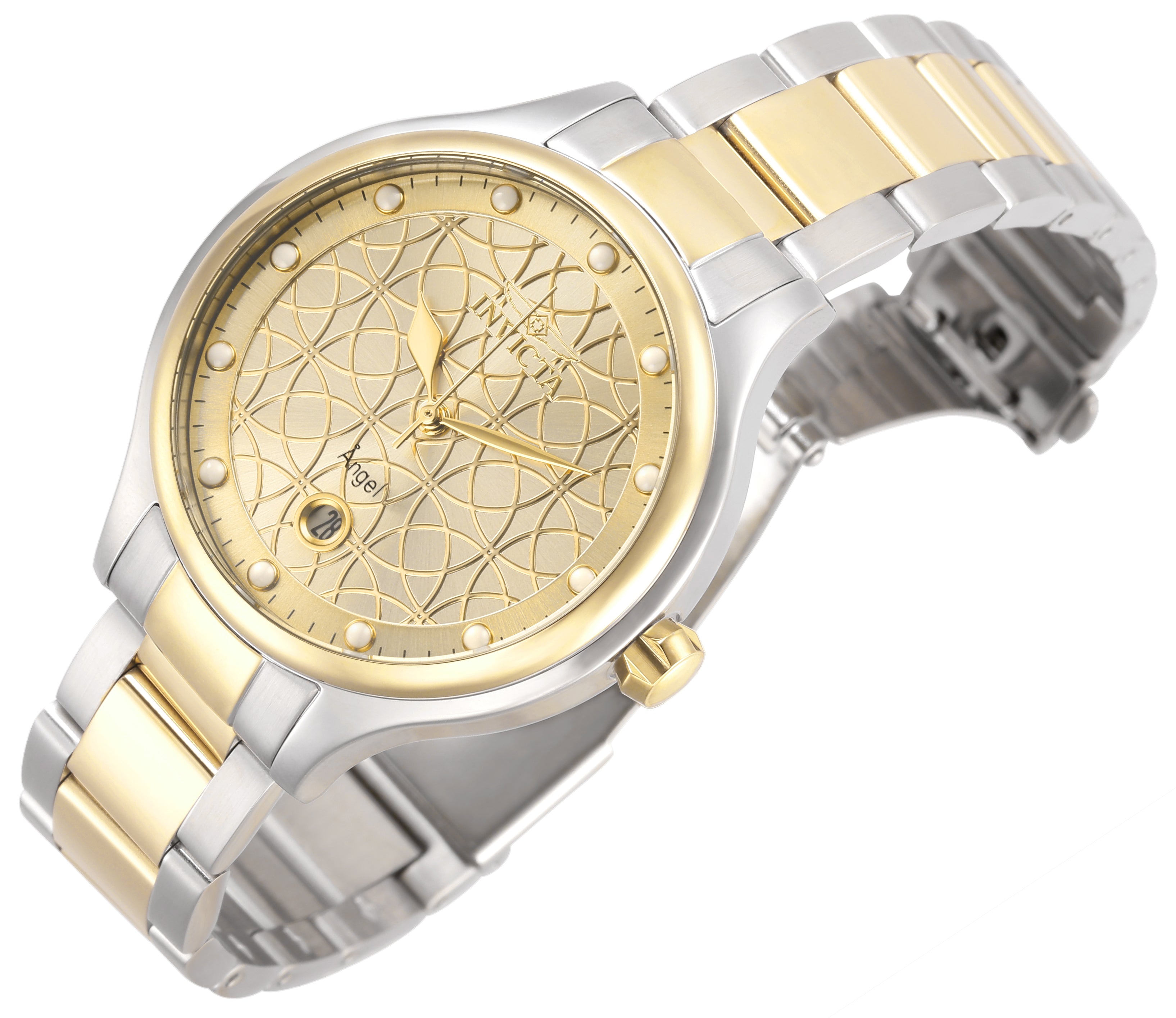Invicta Angel Vervestone Women's Watch - 38mm. Steel. Gold (27435)
