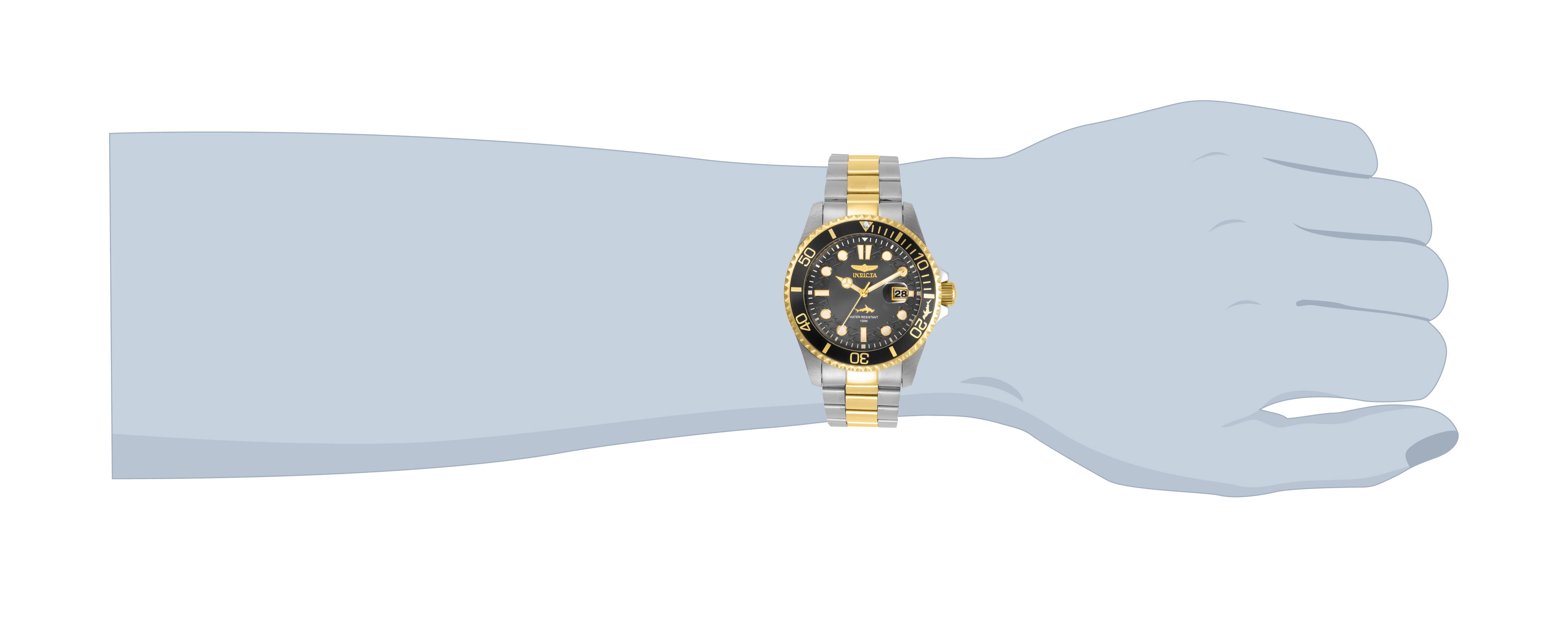 Invicta Pro Diver Currentwave Men's Watch - 43mm. Steel, Gold (30809)