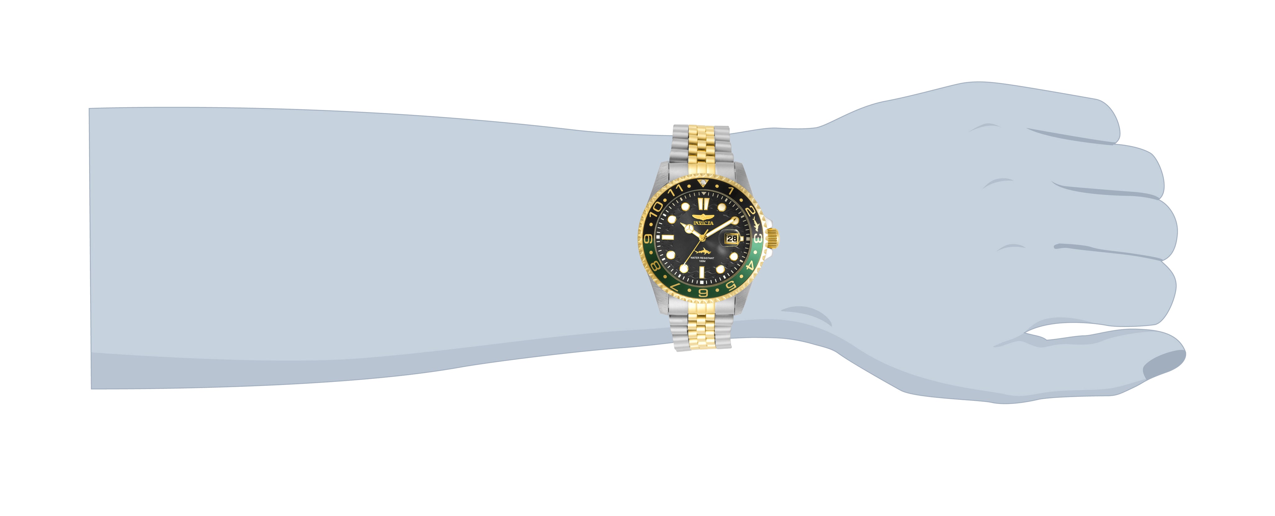 Invicta Pro Diver Heritage Men's Watch - 43mm. Steel, Gold (30625)