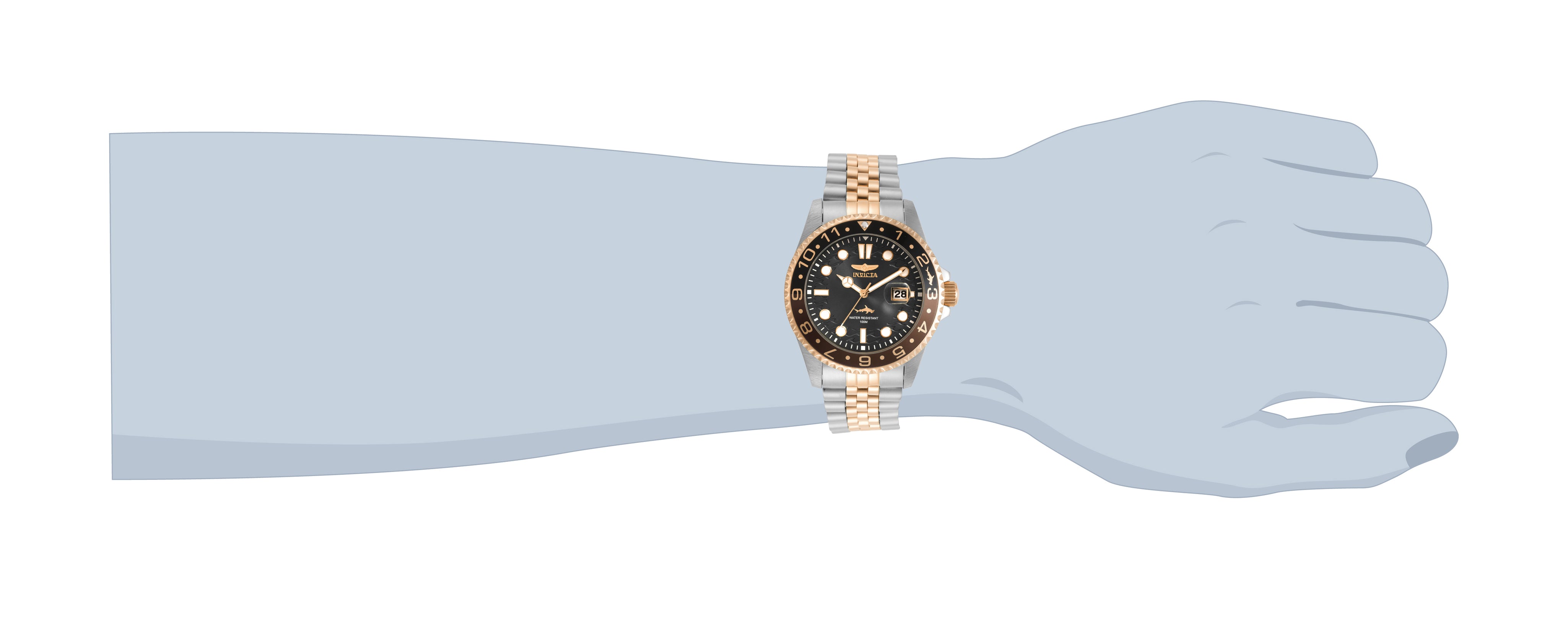 Invicta Pro Diver Heritage Men's Watch - 43mm. Steel, Rose Gold (30626)