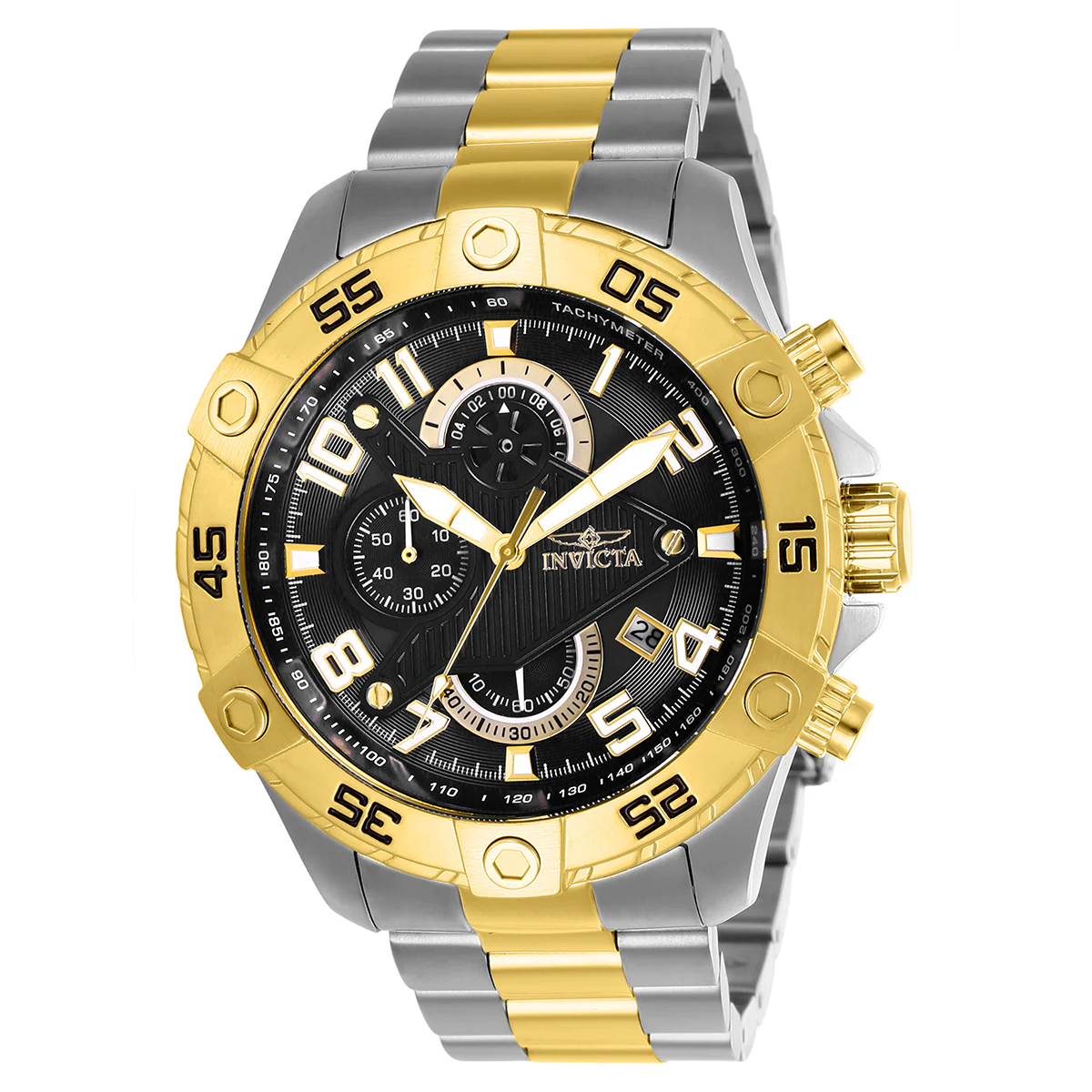 Invicta S1 Rally Men's Watch - 48mm, Steel, Gold (ZG-26100)