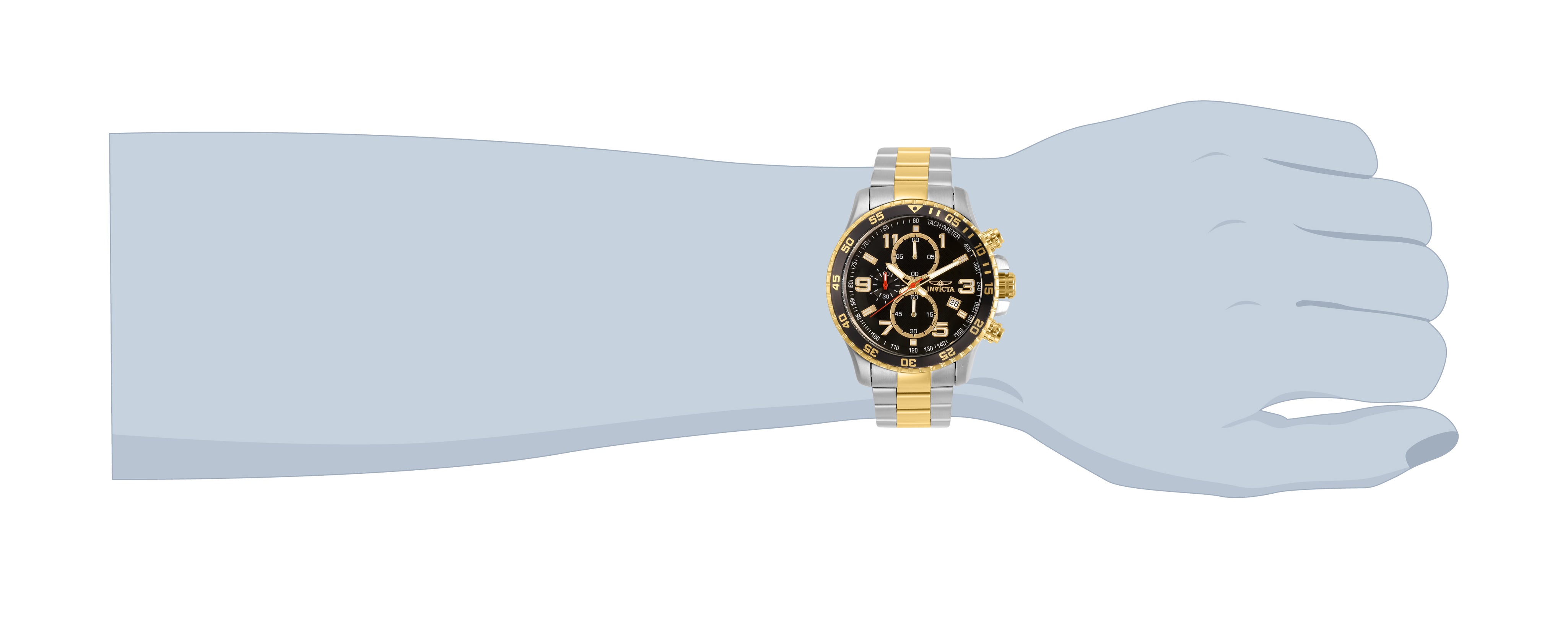 Invicta Specialty Fortitude Men's Watch - 45mm. Steel. Gold (14876)