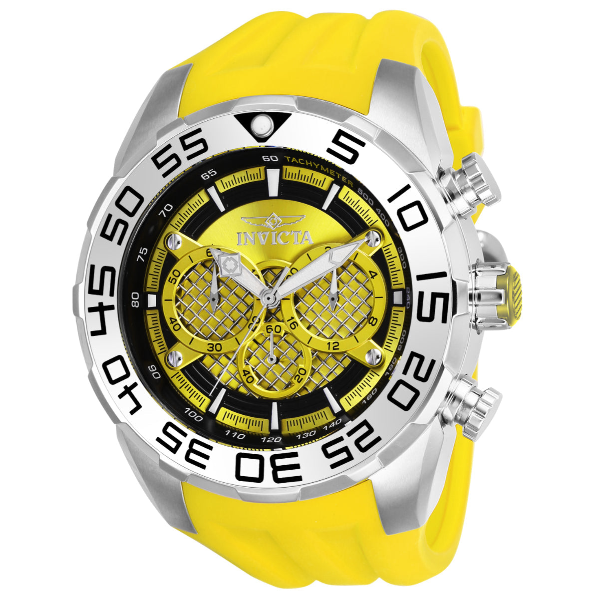Invicta Speedway SCUBA Typhoon Men's Watch - 50mm. Yellow (ZG-26298)