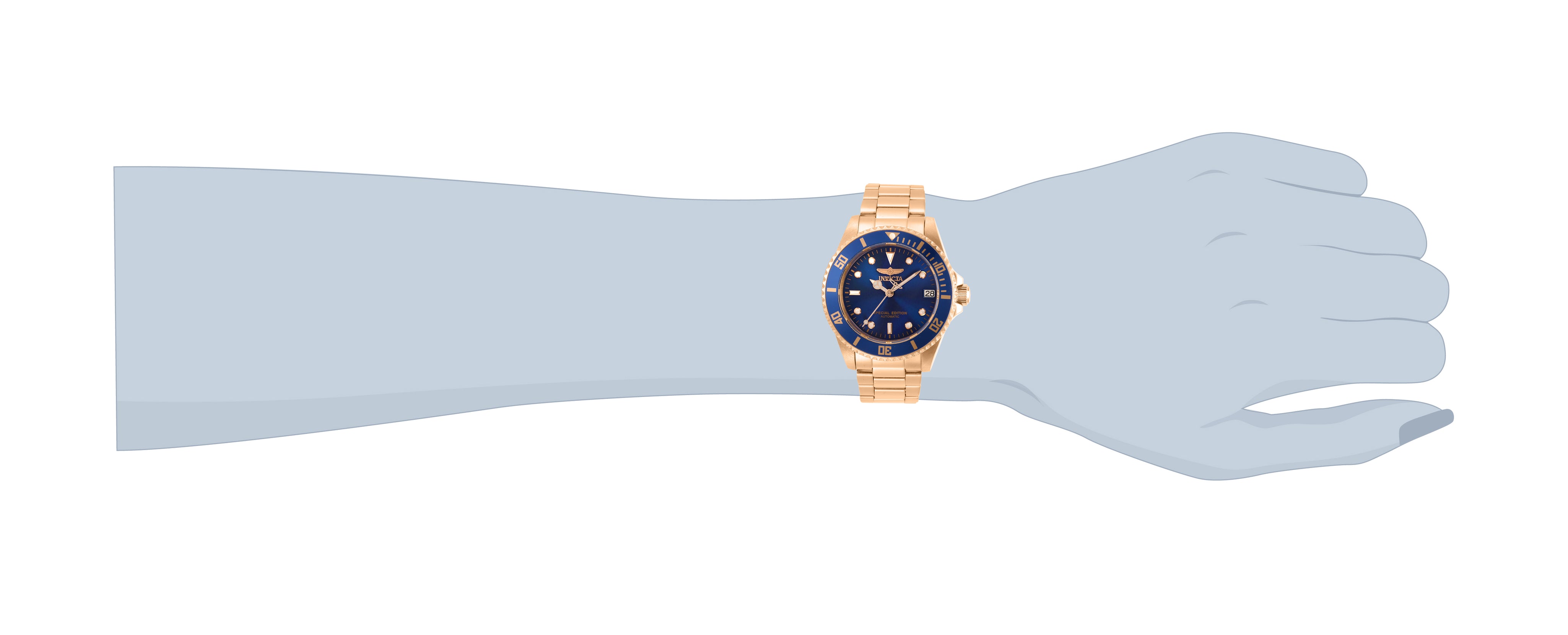 Invicta Pro Diver Automatic Unisex Watch - 36mm, Rose Gold (30606)