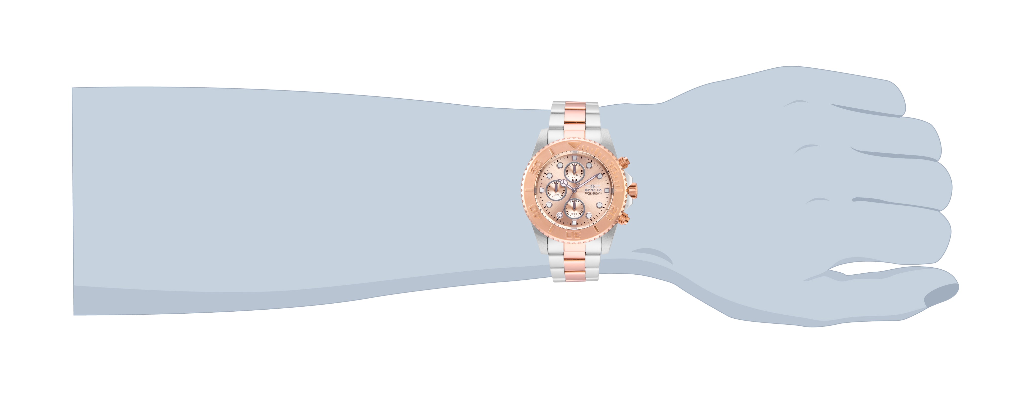 Invicta Pro Diver Men's Watch - 43.5mm. Rose Gold (1775)