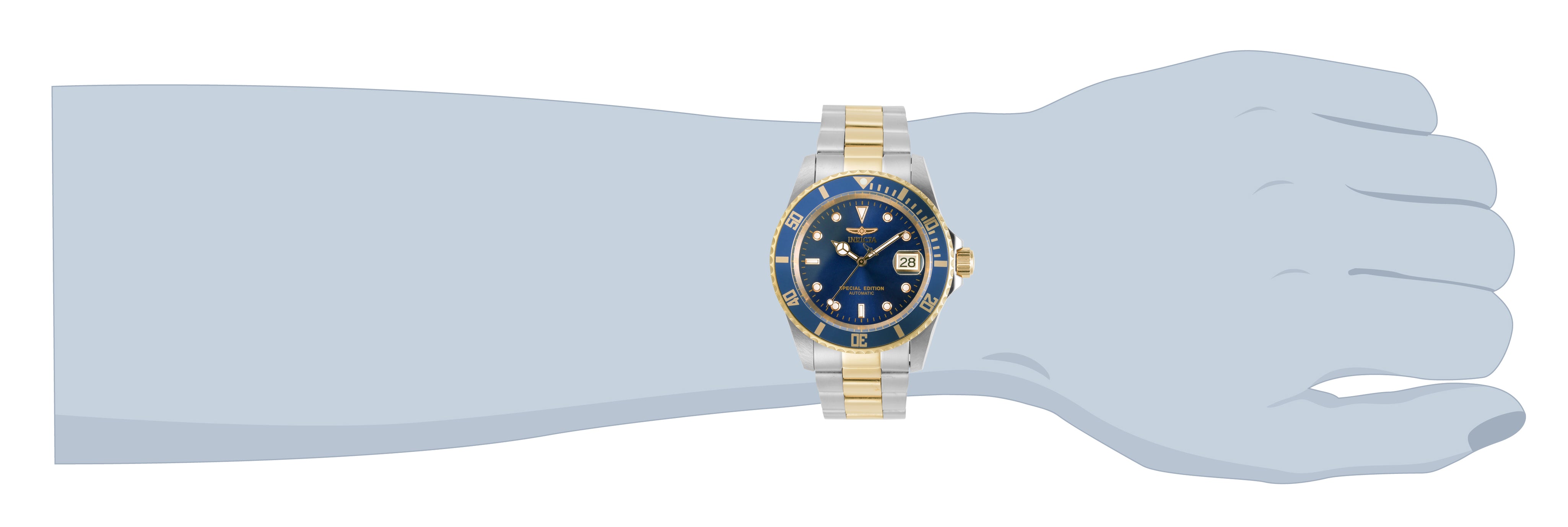 Invicta Pro Diver Navigator Automatic Men's Watch - 42mm. Steel, Gold (30599)
