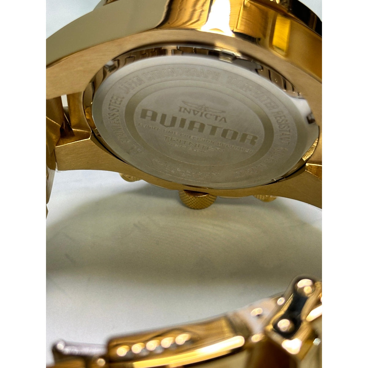 Invicta Aviator Falcon Men's Watch - 50.5mm. Gold (28122)