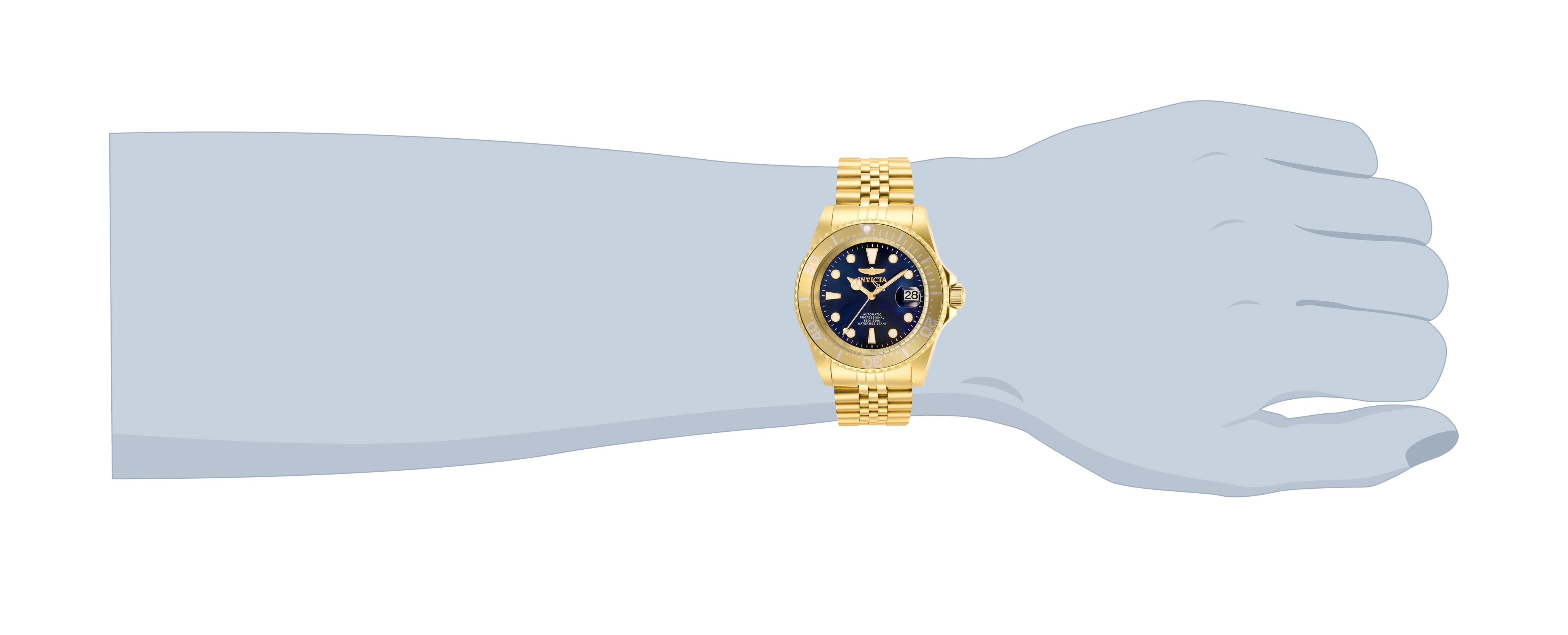 Invicta Pro Diver Navigator Automatic Men's Watch - 42mm. Gold (30097)