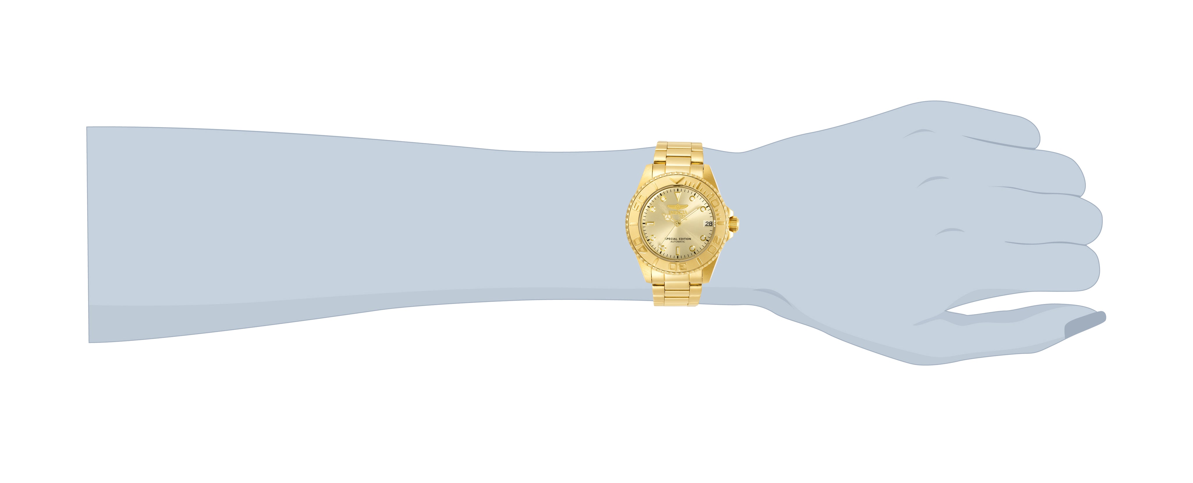 Invicta Pro Diver Automatic Women's Watch - 36mm, Gold (30608)