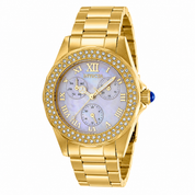 Invicta Angel Women's Watch w/ Mother of Pearl Dial - 38mm, Gold (28438)